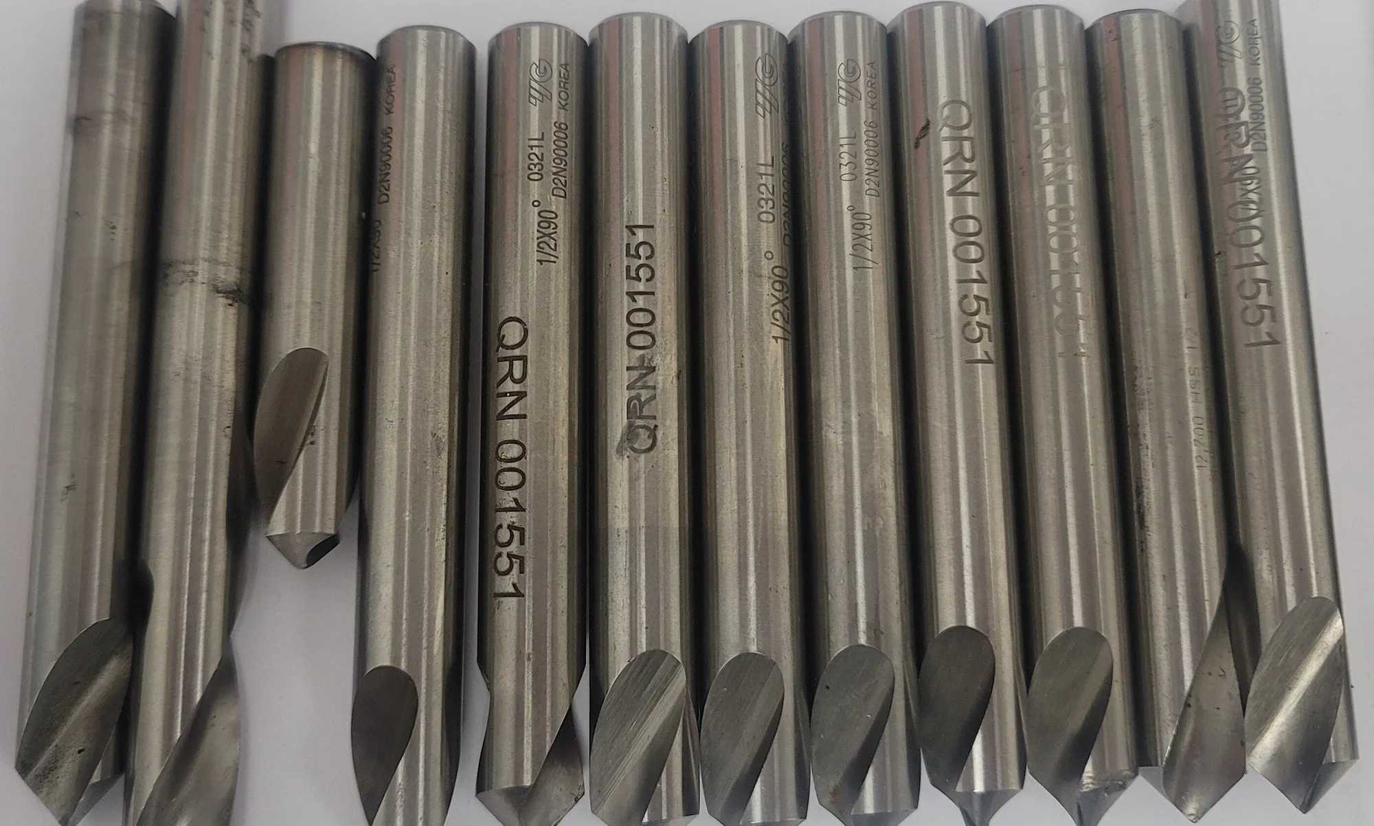 GUEHRING 1/2" X 90 DEG D2N9006 SPOT DRILL SET OF 17 - MACHINE TOOLING