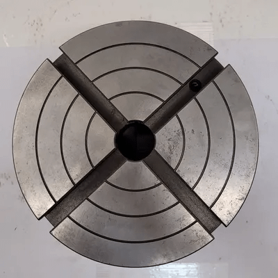 4 JAW LATHE CHUCK, 7-3/4" DIAMETER, 1-1/4" THROUGH HOLE - MACHINE TOOLING