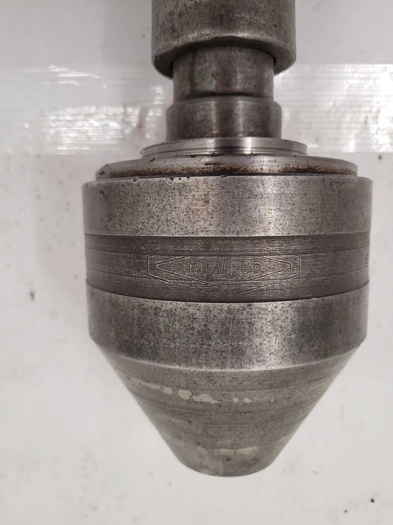 MARVECO E-HD BLUNT HEAVY DUTY LIVE CENTER 8-1/2", MT 5 W/ 6MT SLEEVE - MACHINE TOOLING