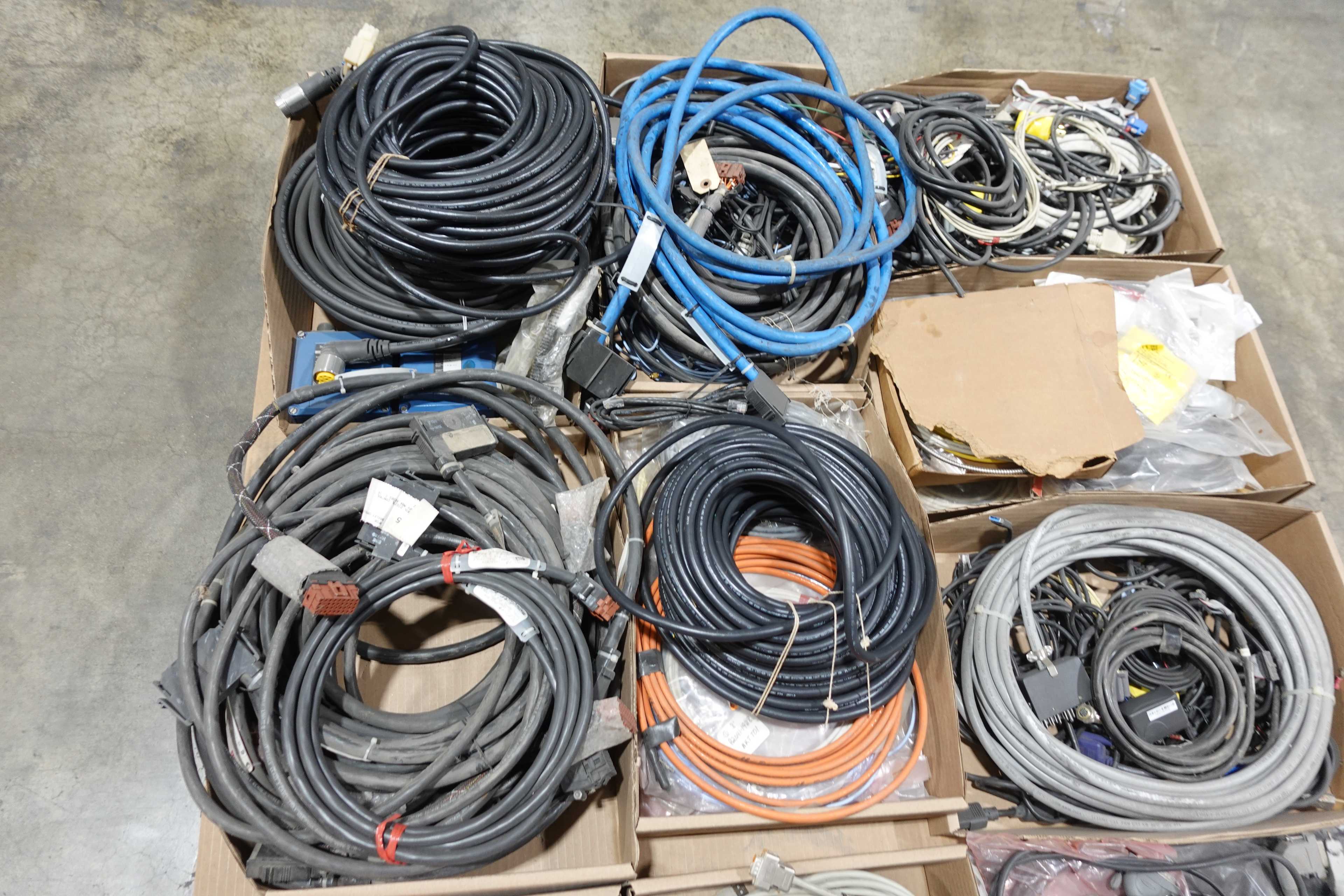 2 PALLETS OF ASSORTED CORDSET CABLES - CORDSET CABLES