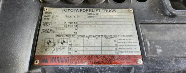 TOYOTA 8FGU25 SIT-DOWN FORKLIFT - undefined