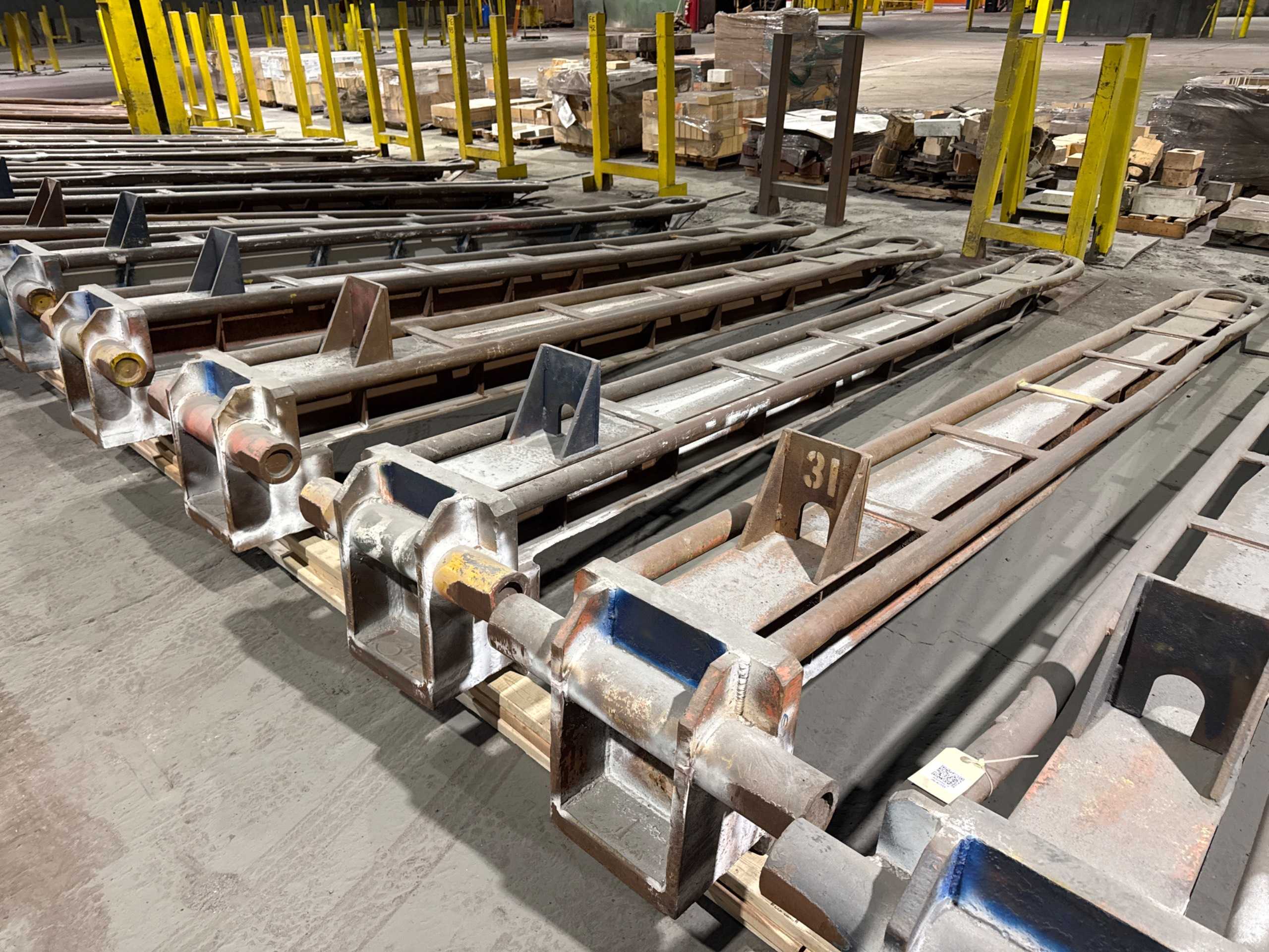 BULK QTY OF COIL HANDLING BEAMS - MATERIAL HANDLING EQUIPMENT