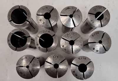 NEAL SKOKIE SET OF 11 R8 COLLETS - MACHINE TOOLING