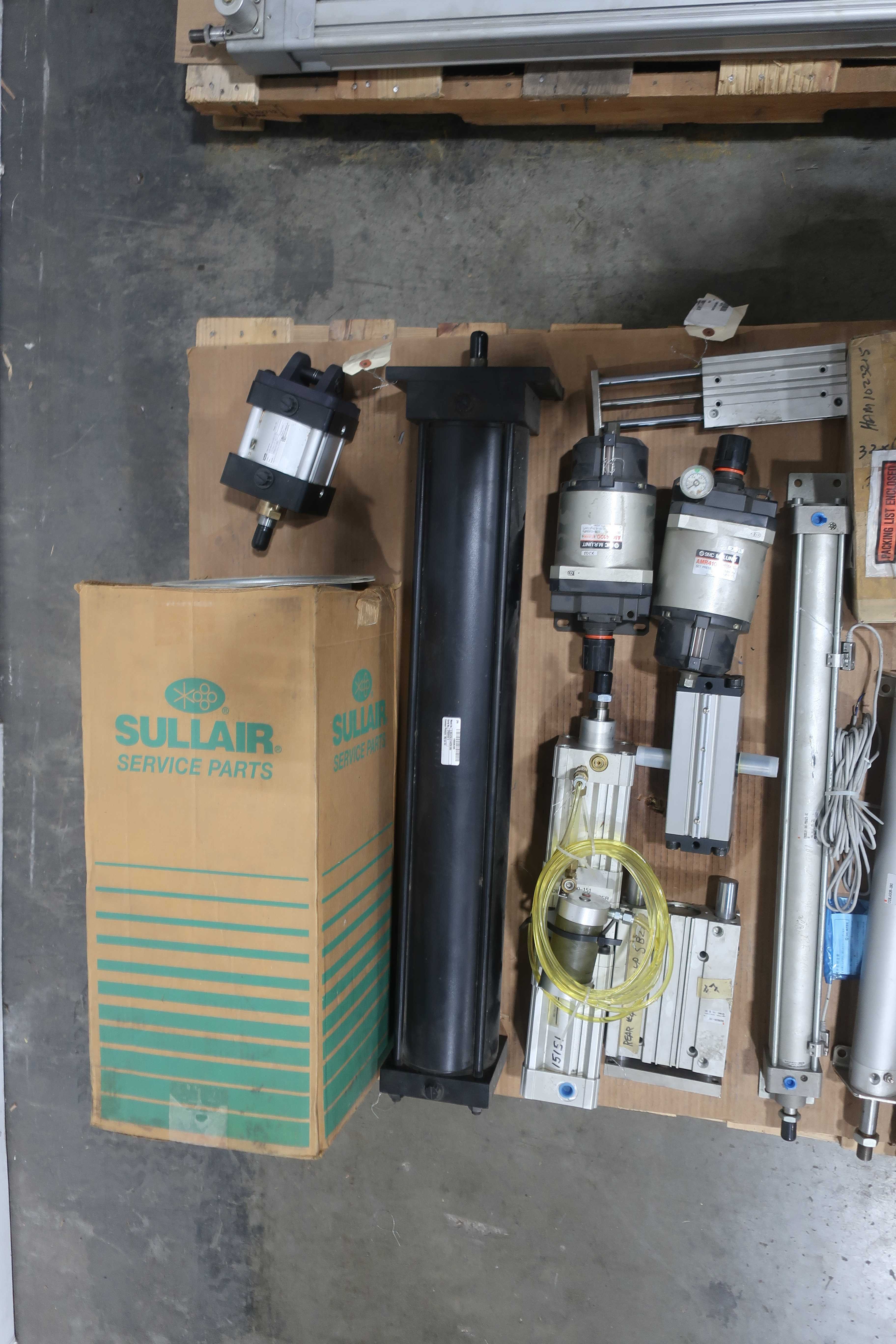SKU 1740837 - 4 PALLETS OF ASSORTED PNEUMATIC REPLACEMENT PARTS - PNEUMATIC PARTS