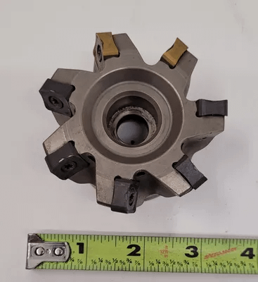 INGERSOLL DD6H-30R01 HIGH SPEED FACE MILL CUTTING TOOL (1" ARBOR, 3" DIA, 7 FLUTES) - MACHINE TOOLING