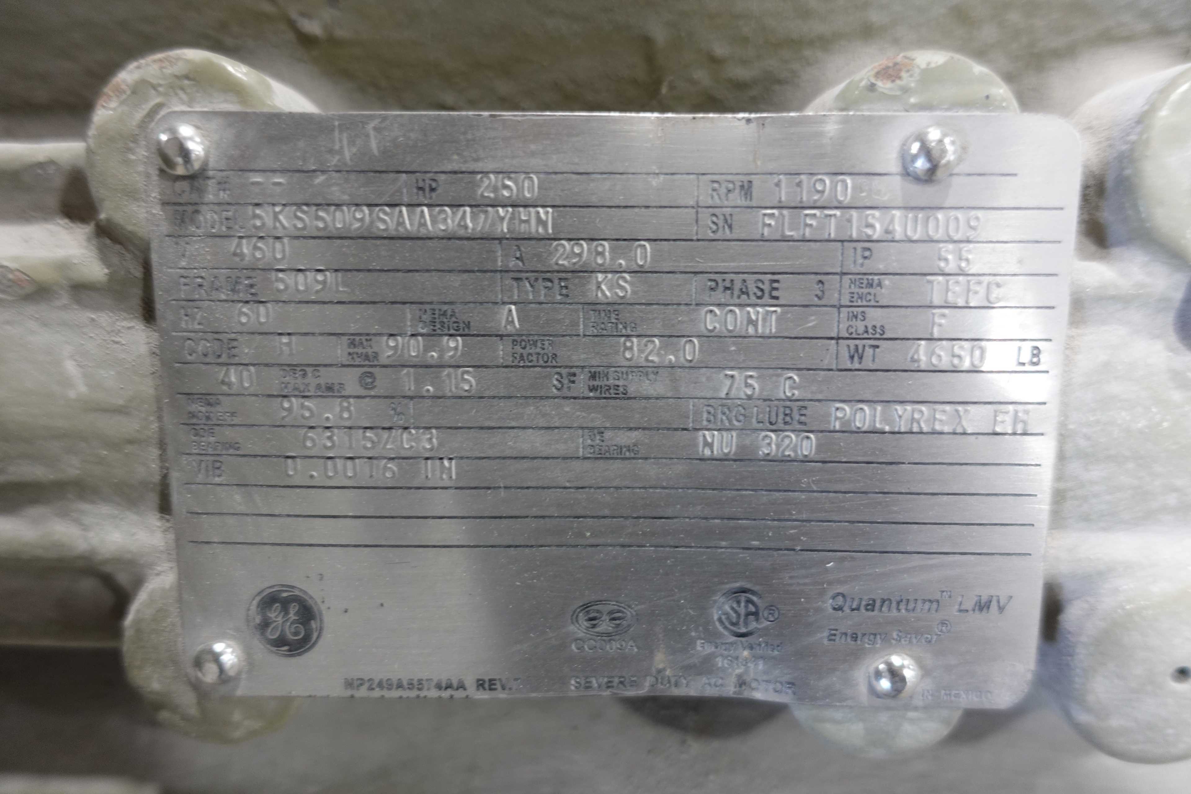 GENERAL ELECTRIC 5KS509SAA347YHN QUANTUM LMV MOTOR - AC MOTOR