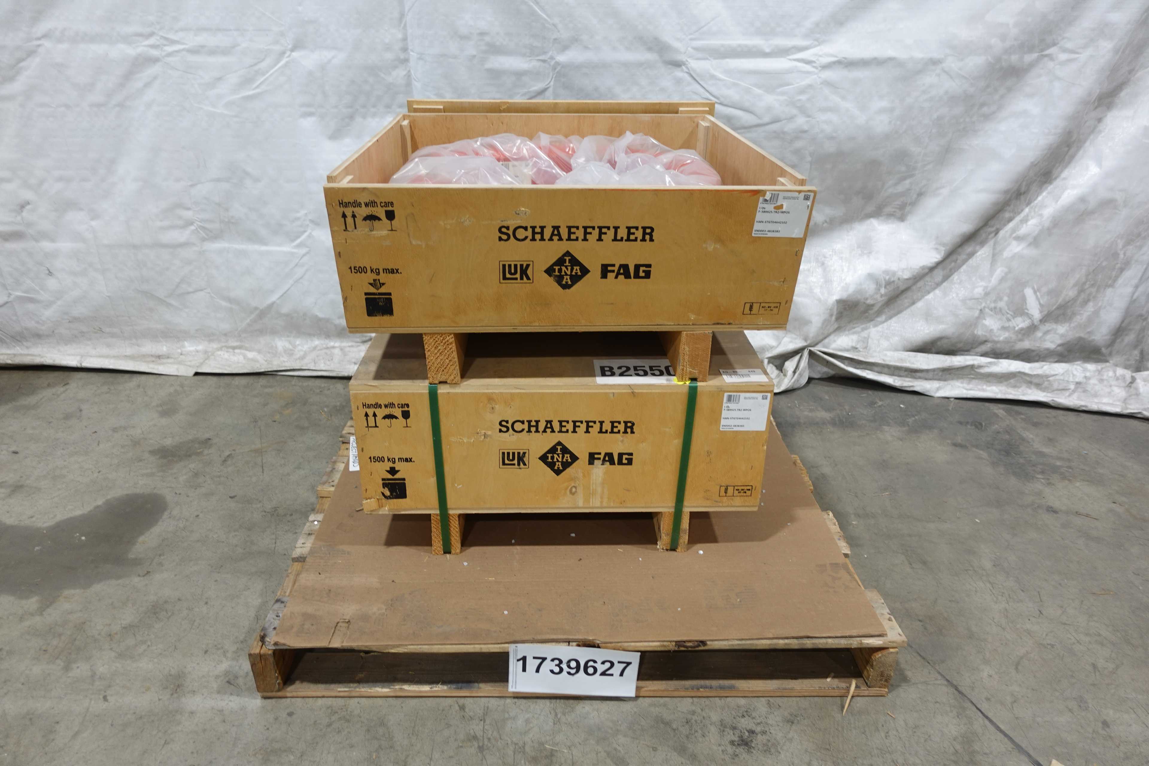 SKU 1739627 - LOT OF 2 FAG F-589925.TR2-WPOS ROLLER BEARINGS
