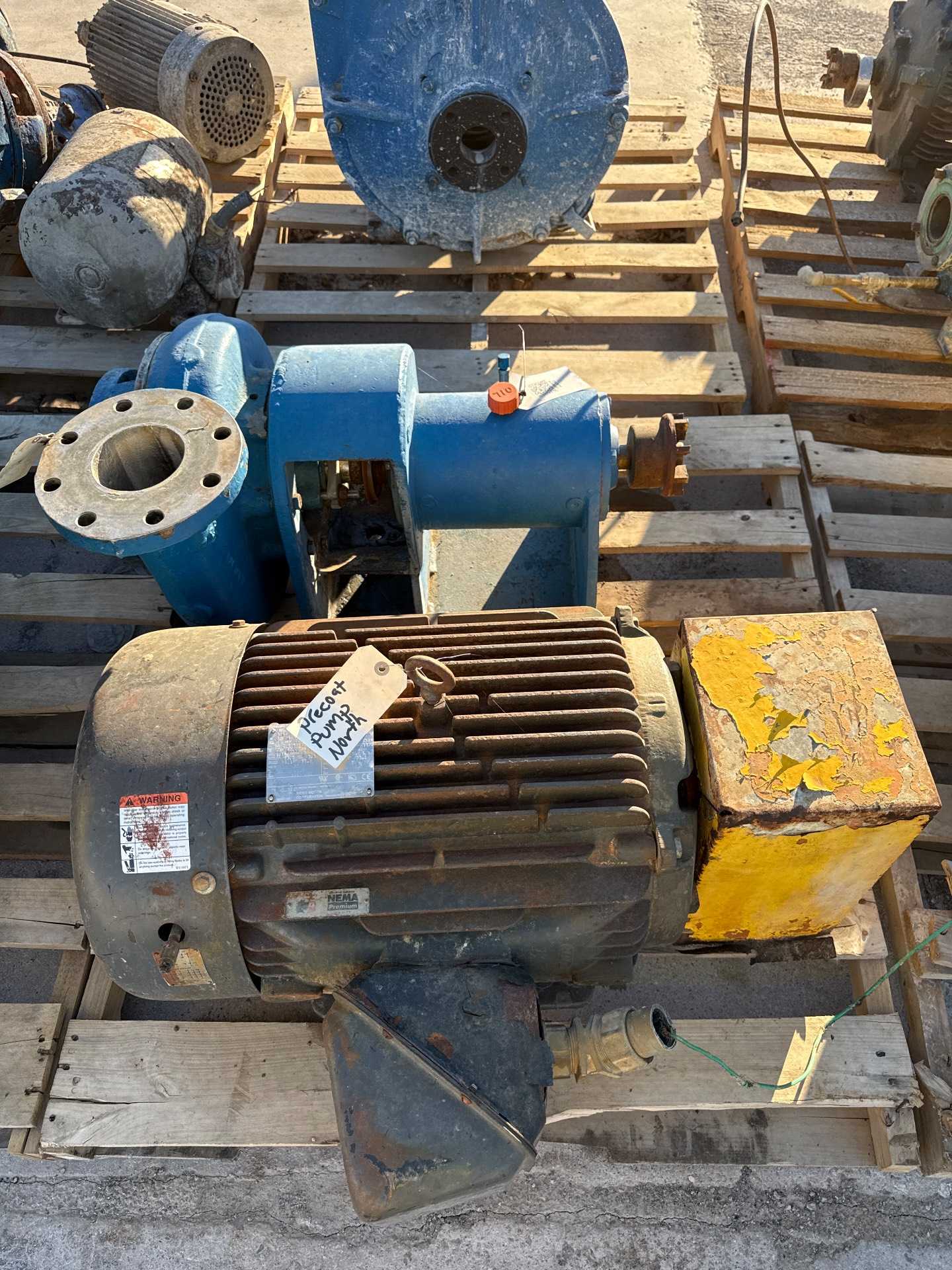 PUMP & 40 HP MOTOR ASSEMBLY - CENTRIFUGAL PUMP