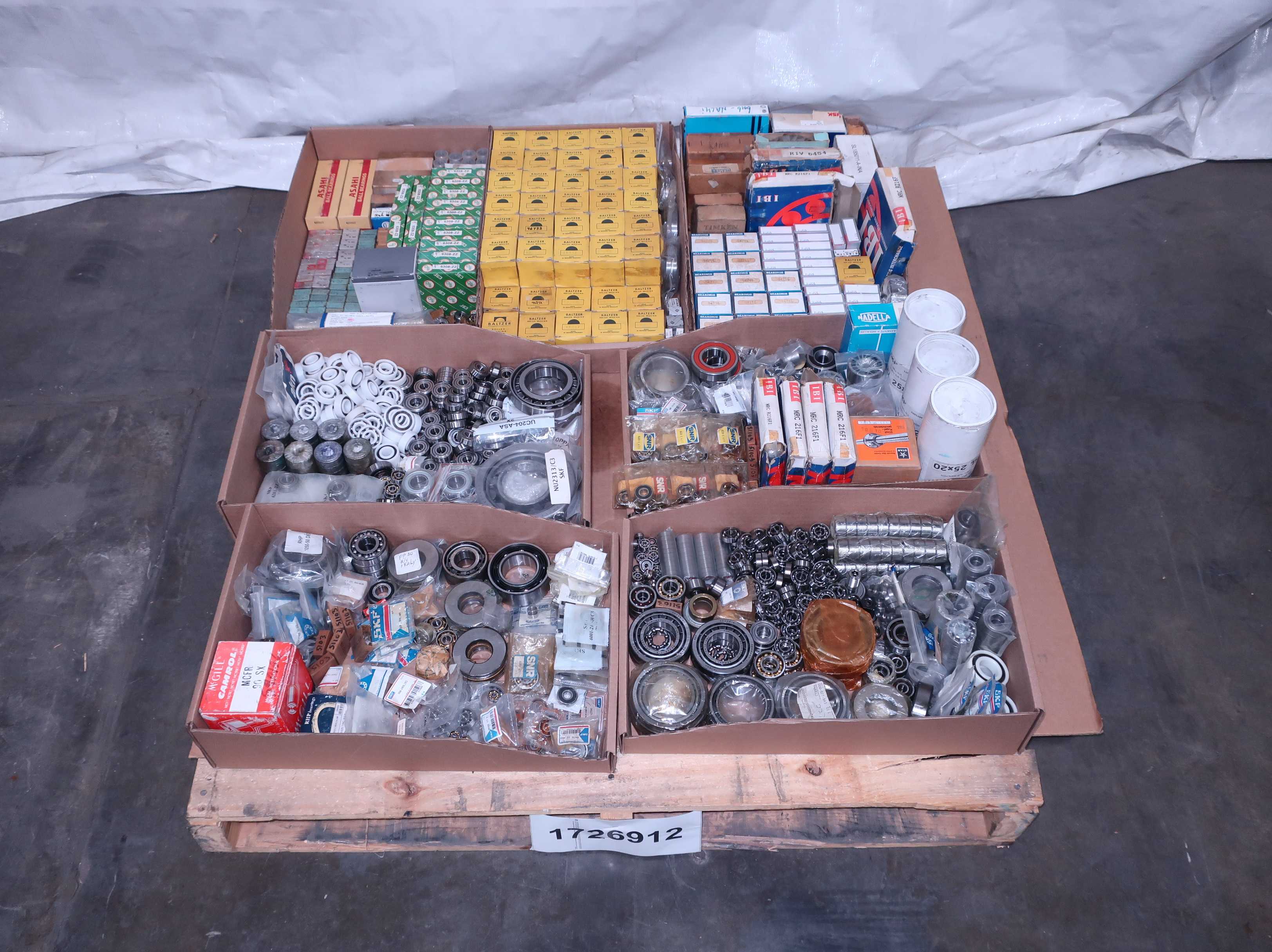 SKU 1726912 - PALLET OF ASSORTED BEARINGS - BEARINGS