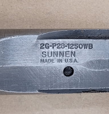 SUNNEN 2G-P28-1250 WB HONING MANDREL 1.230-1.375" DIAMETER RANGE 6.562" ABRASIVE LENGTH - MACHINE TOOLING