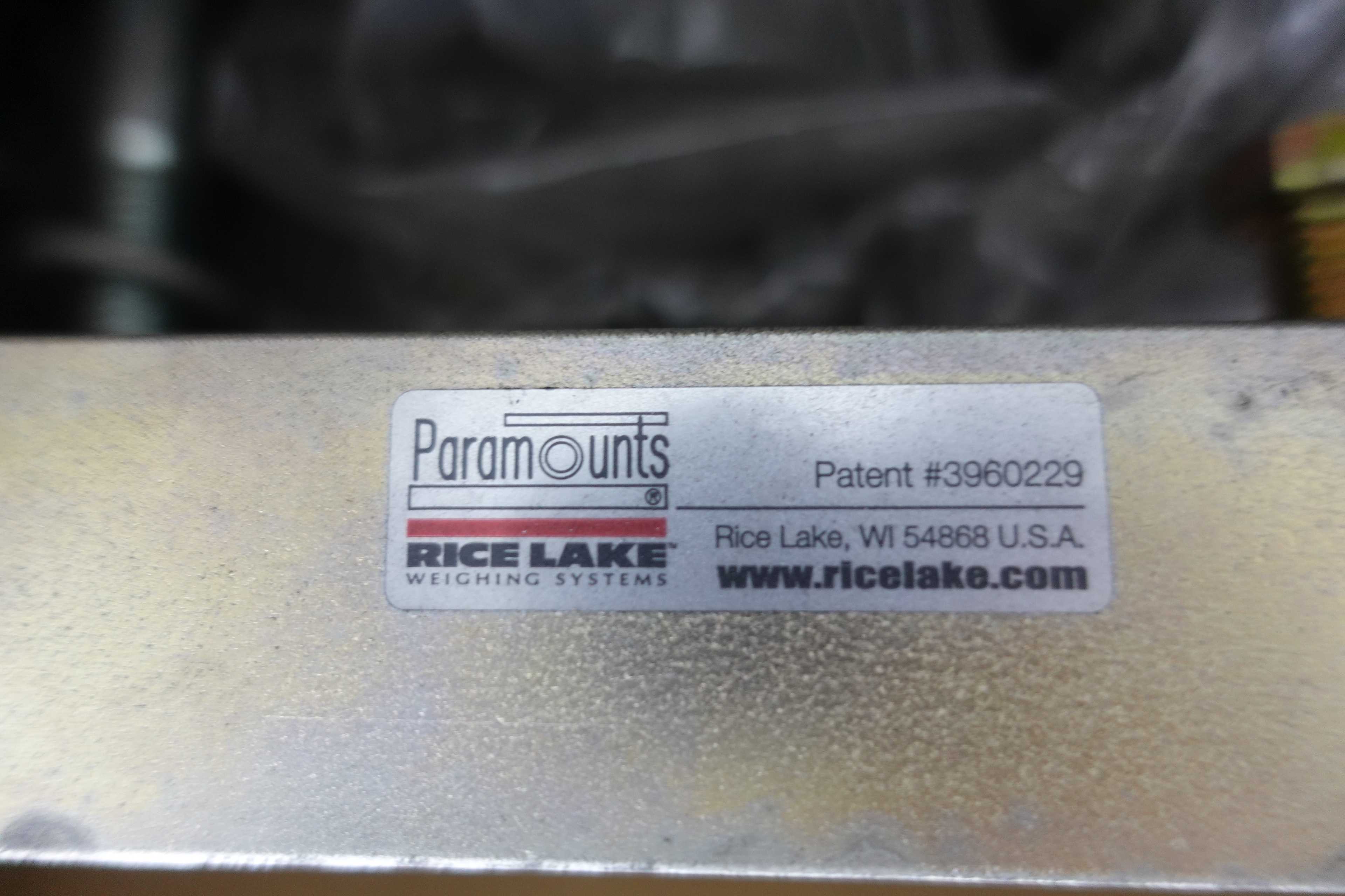 PALLET OF RICE LAKE WEIGHING SYSTEMS PARAMOUNTS - INSPECTION & MEASUREMENT