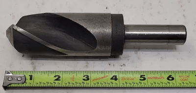 UNBRANDED STUB DRILL 2 FLUTE, SPIRAL, 40MM DIAMETER, 6.5IN OAL, STRAIGHT SHANK - MACHINE TOOLING