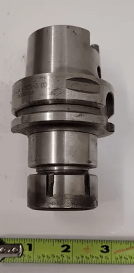 LYNDEX NIKKEN HSK COLLET CHUCK, HSK63A-ER25-3.00, TAPER HSK63, COLLET ER25, 3 IN PROJECTION - MACHINE TOOLING
