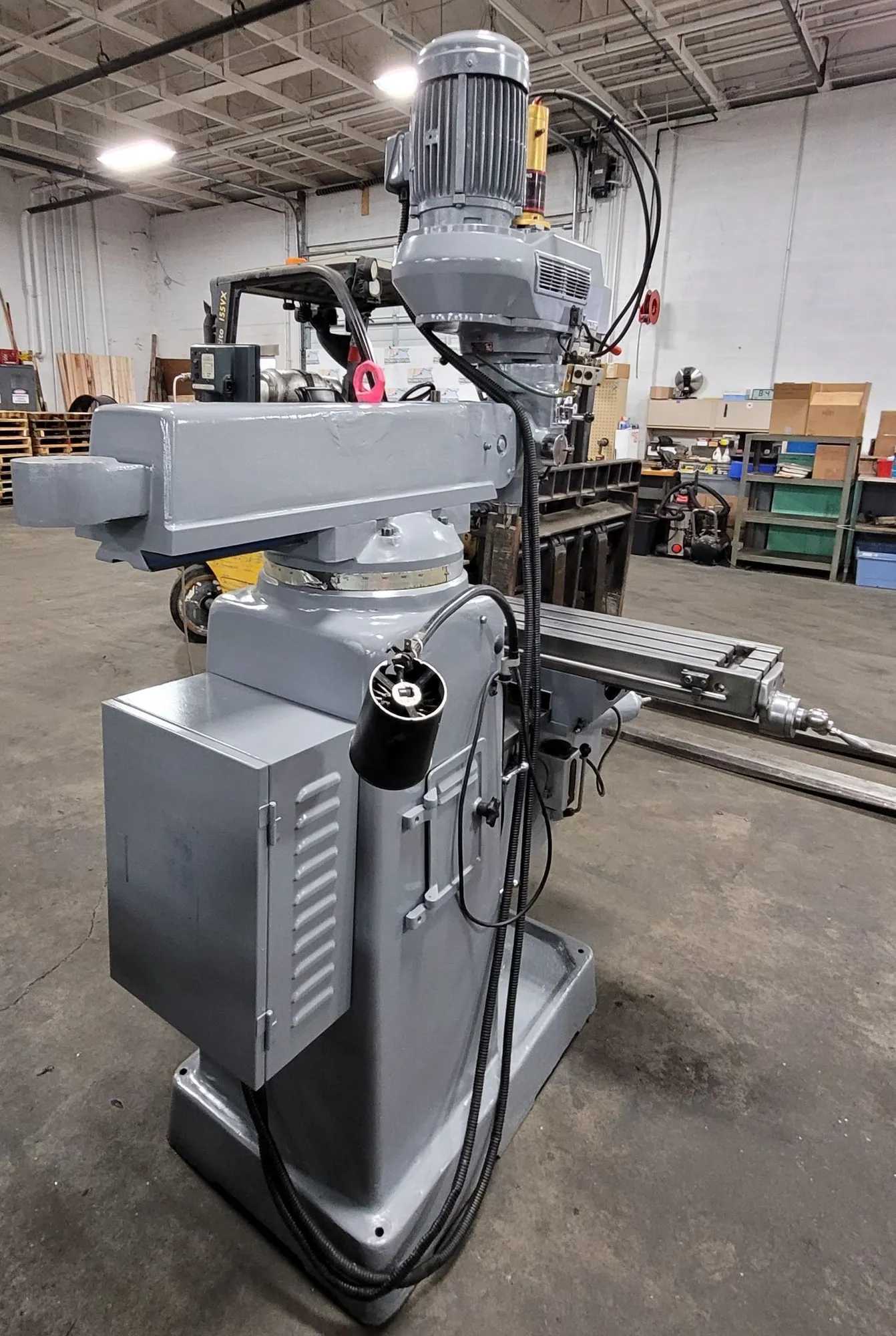 ACER 3CVS MILL W/ X-AXIS POWER FEED, MAXI RITE POWER DRAWBAR, NEWALL DRO, R8 SPINDLE TAPER - MILLING MACHINES