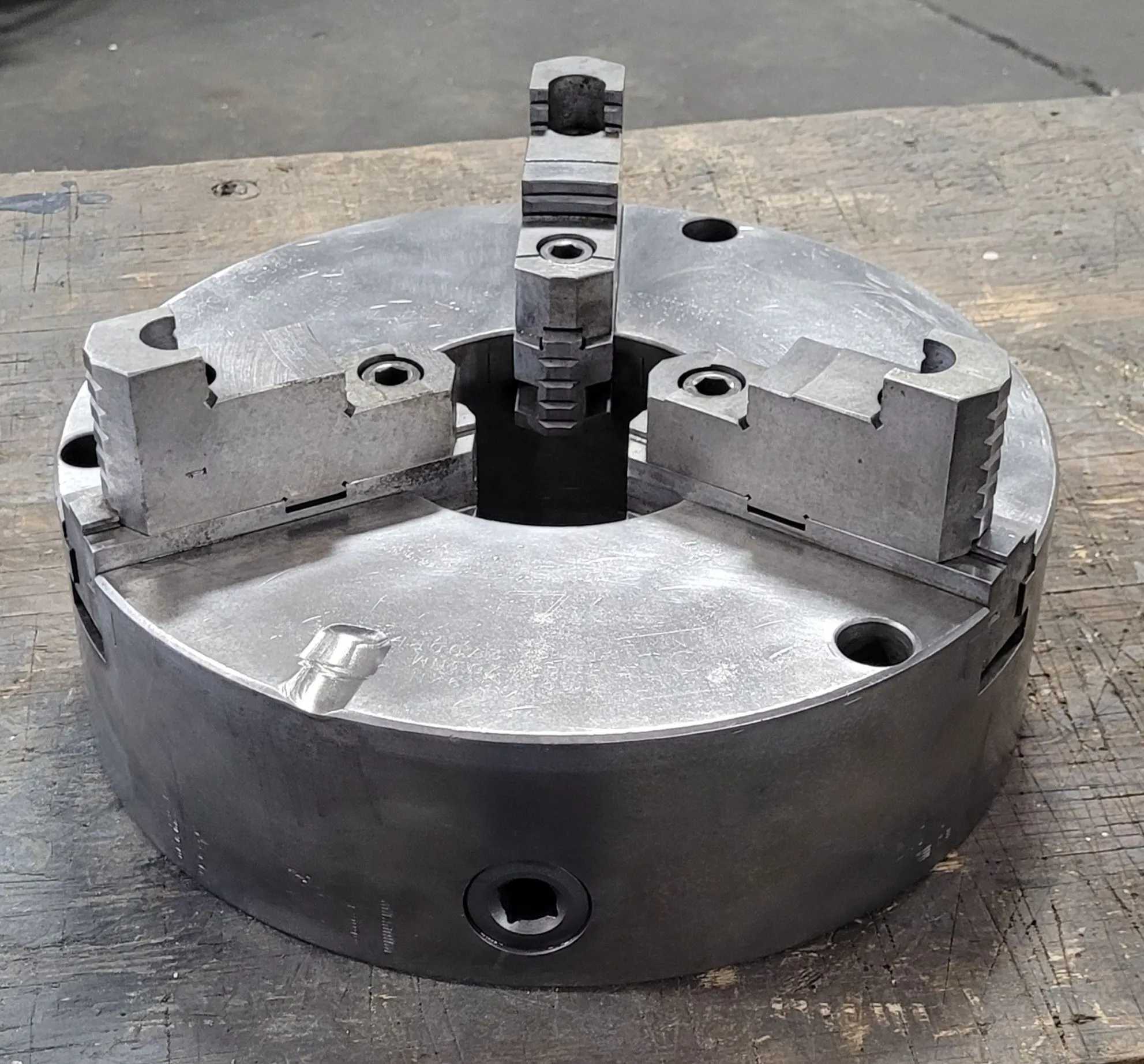 12IN PRATT BURNERD – 3 JAW SCROLL CHUCK – PLAIN BACK - MACHINING TOOLING & PARTS