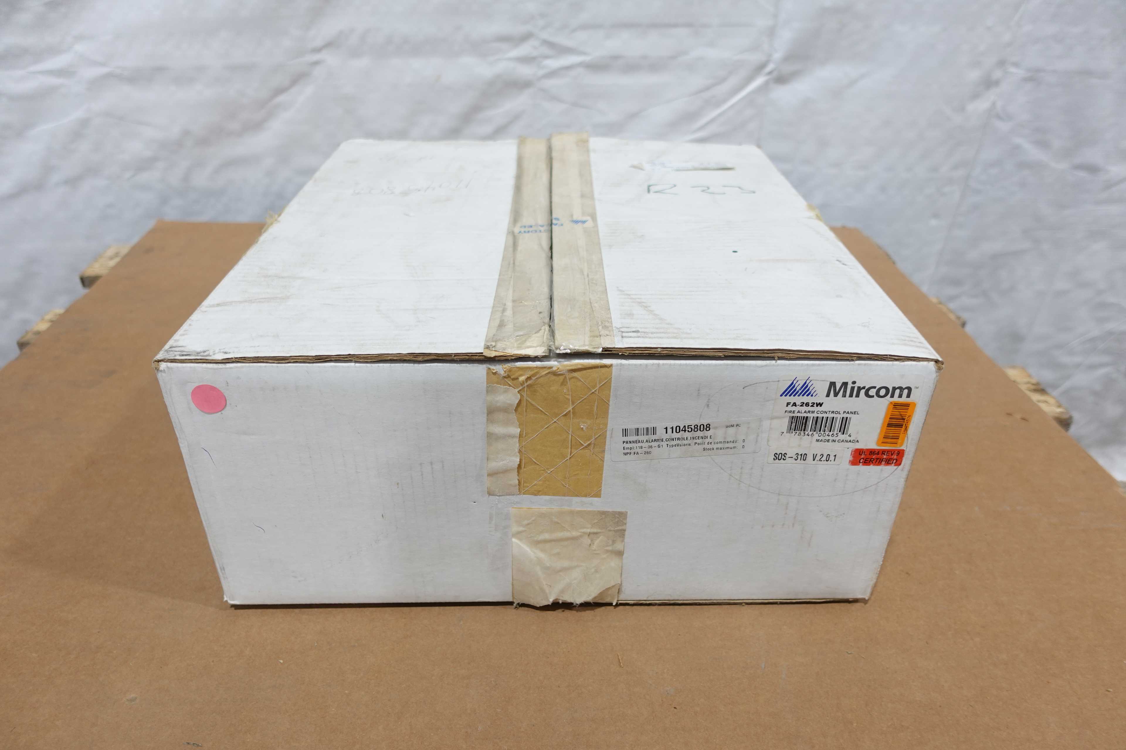 MIRCOM FA-262W FIRE ALARM CONTROL PANEL - CONTROL CABINETS