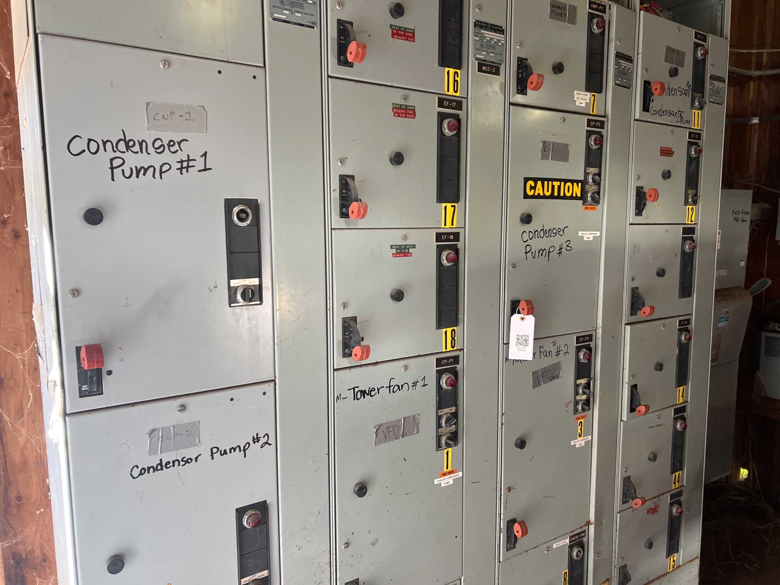 QTY 2: MOTOR CONTROL CENTER - MOTOR CONTROL CENTERS