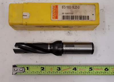 SANDVIK COROMANT CORODRILL 870 INDEXABLE DRILL 870-1800-18L20-3 - MACHINE TOOLING