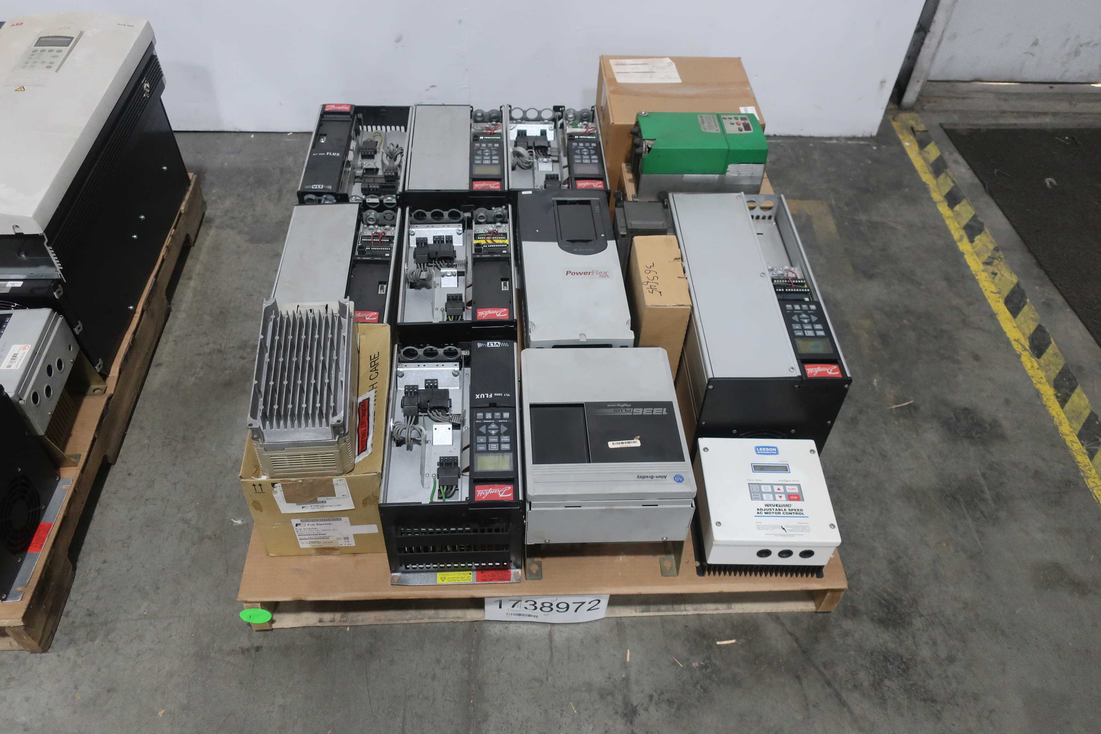 SKU 1738972 - 2 PALLETS OF ASSORTED AC MOTOR DRIVES - MOTOR DRIVES