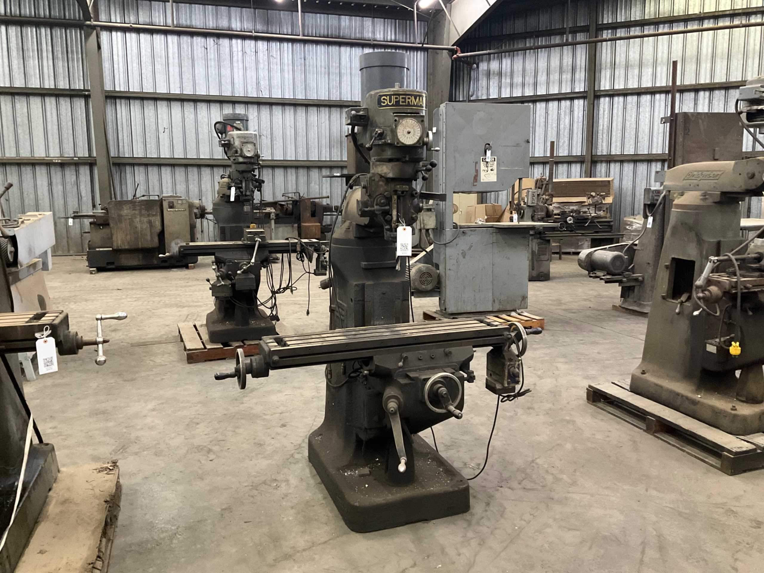 1981 SUPERMAX VERTICAL BORING MILL - VERTICAL BORING MILL