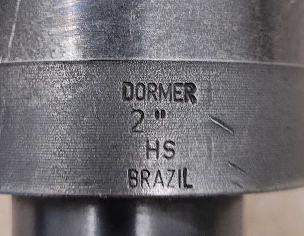 DORMER HS TWIST DRILL, 2" DIA, 17" OAL, 4MT SHANK, 4.75" SHANK LENGTH, 11" FLUTE LENGTH - MACHINE TOOLING