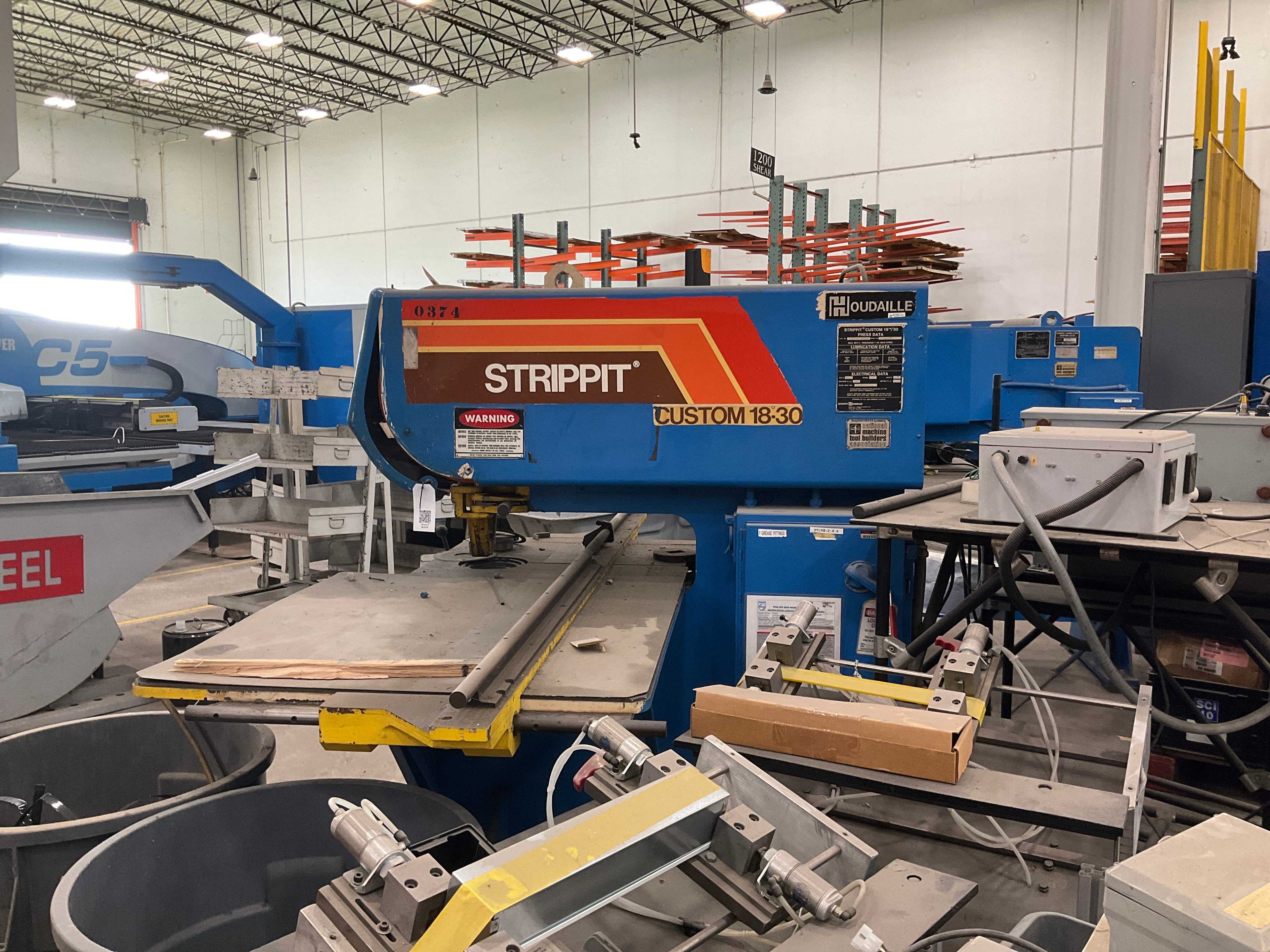 STRIPPIT HOUDAILLE 18-30 PUNCHING MACHINE - SHEET METAL EQUIPMENT