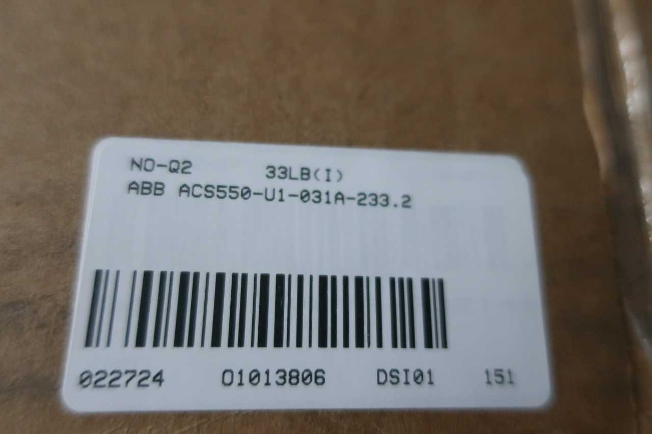 ABB ACS550-U1-031A-2 10HP AC VFD DRIVE - AC VFD DRIVES