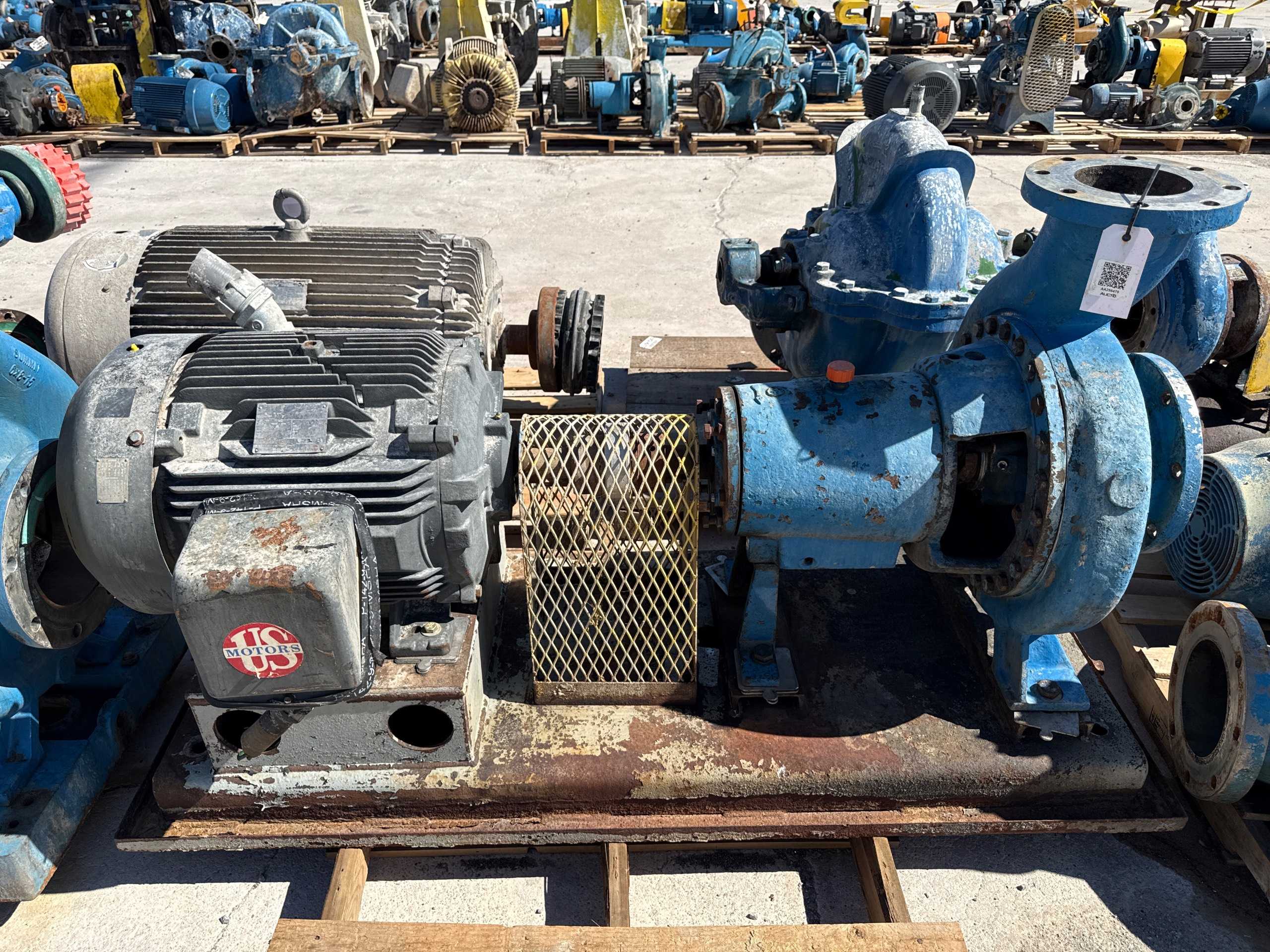 GOULDS 3196 PUMP & 100 HP MOTOR ASSEMBLY - CENTRIFUGAL PUMP