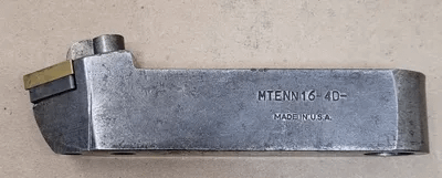 DORIAN TOOL MTENN16-4D TOOL HOLDER, 1" SHANK, NEUTRAL TURNING, FOR TNM-432 INSERT - MACHINE TOOLING