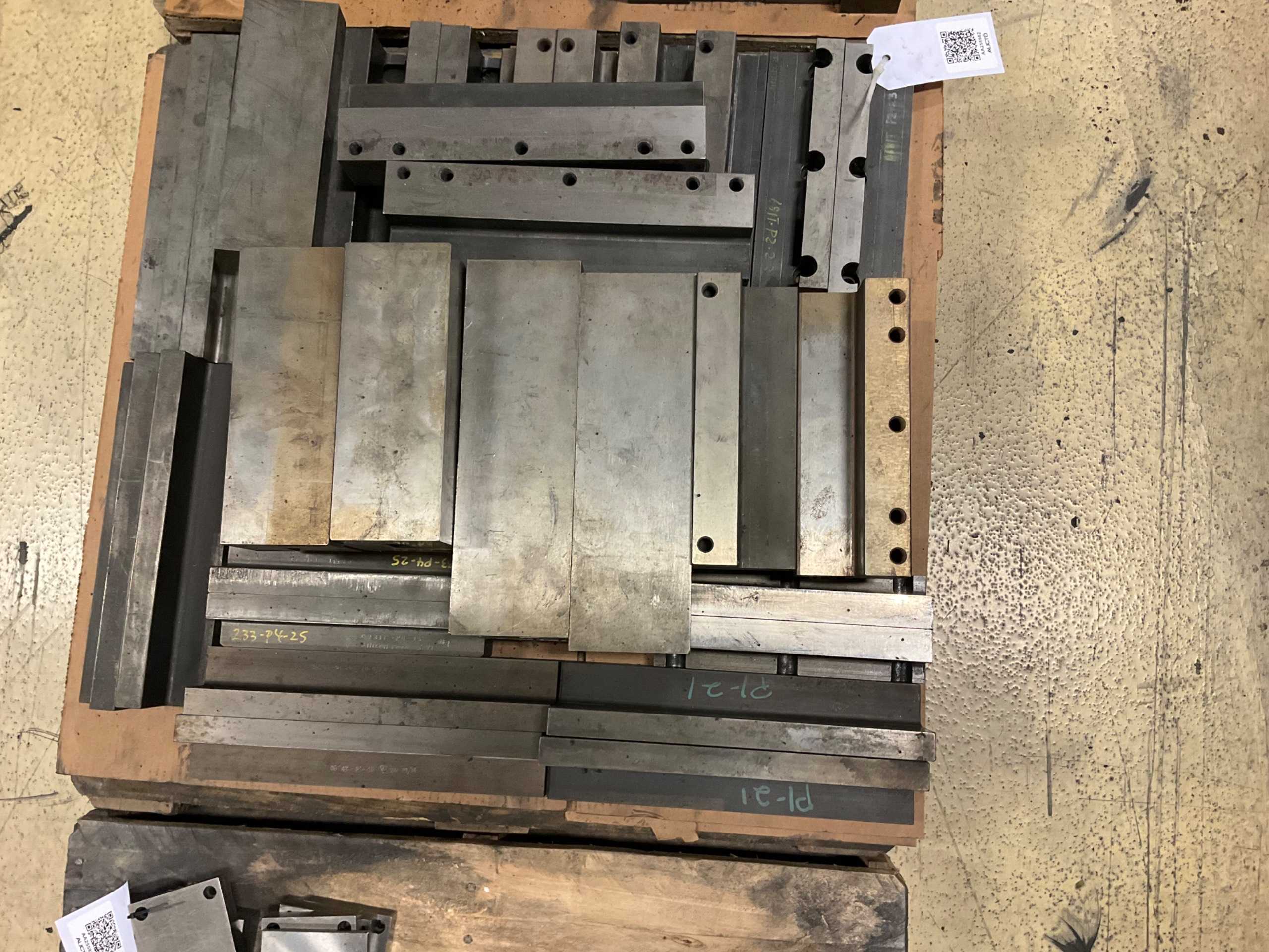 BULK QTY OF PRESS PARTS - PRESS BRAKE TOOLING