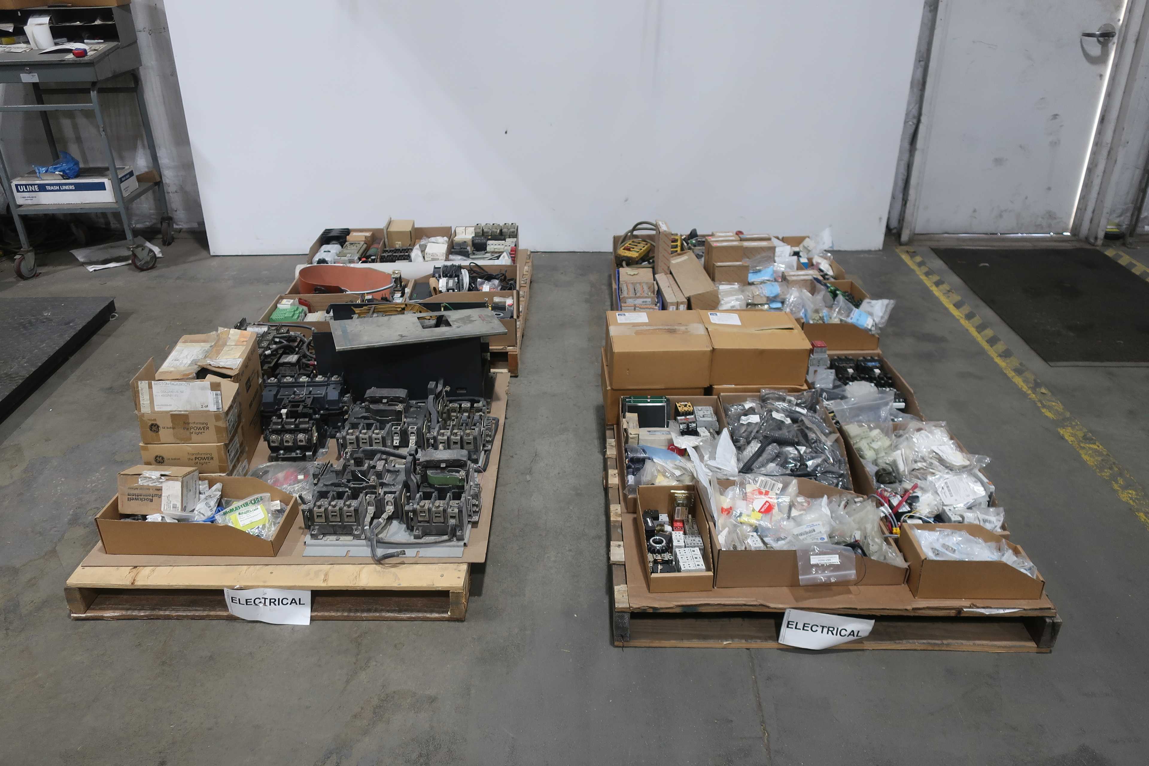 SKU 1741403 - 4 PALLETS OF ASSORTED ELECTRICAL - ELECTRICAL COMPONENTS