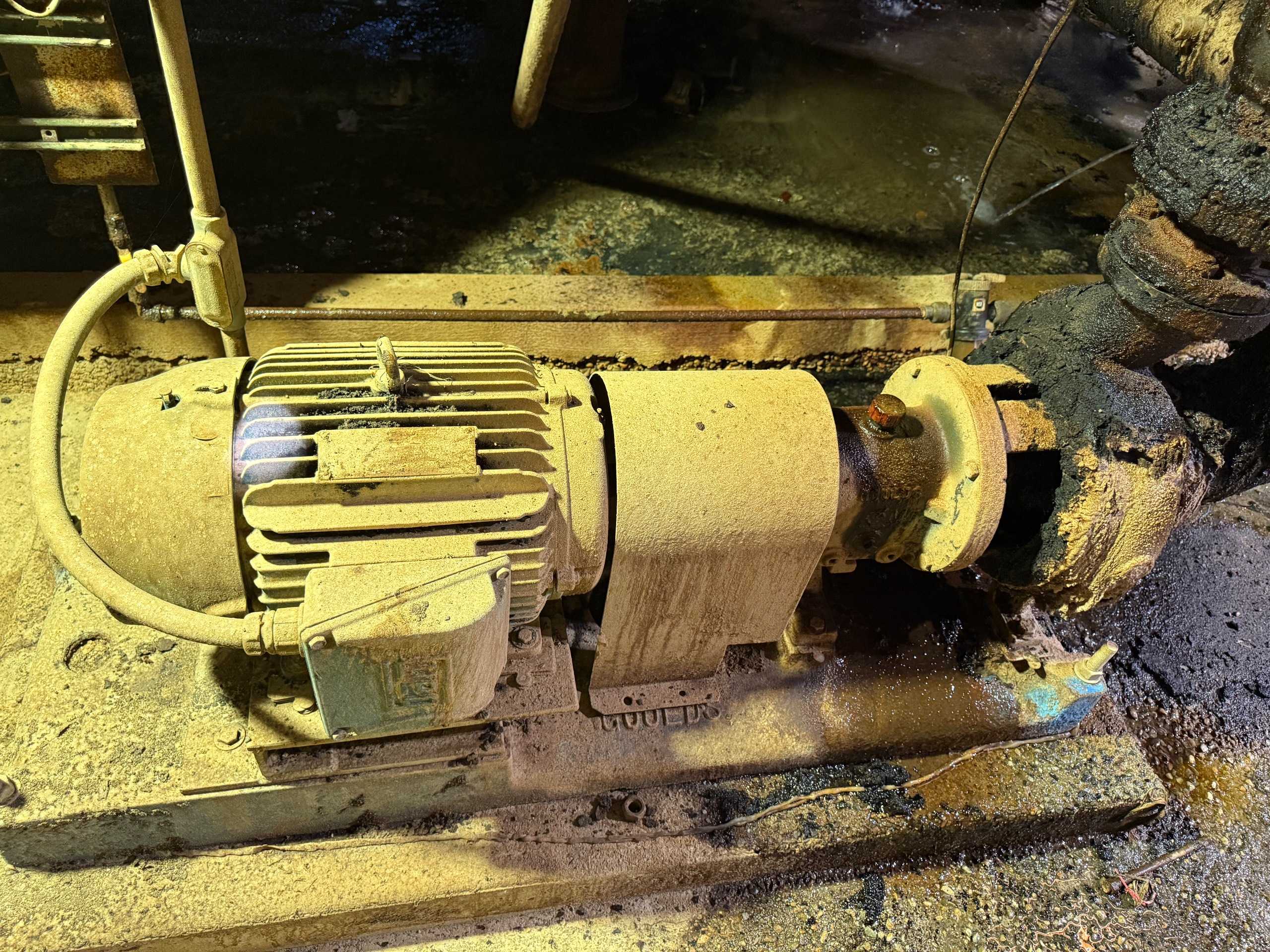 GOULDS 3196 PUMP & 15HP MOTOR ASSEMBLY - PUMP & MOTOR ASSEMBLY