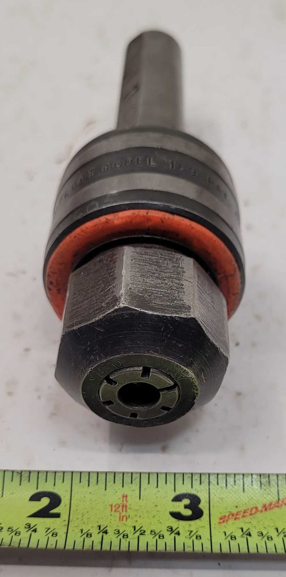 UNIVERSAL ENGINEERING MAX FLOAT MODEL 169 COLLET HOLDER SIZE 1 RANGE 0 TO 9/16" SHANK 3/4-12 - MACHINE TOOLING