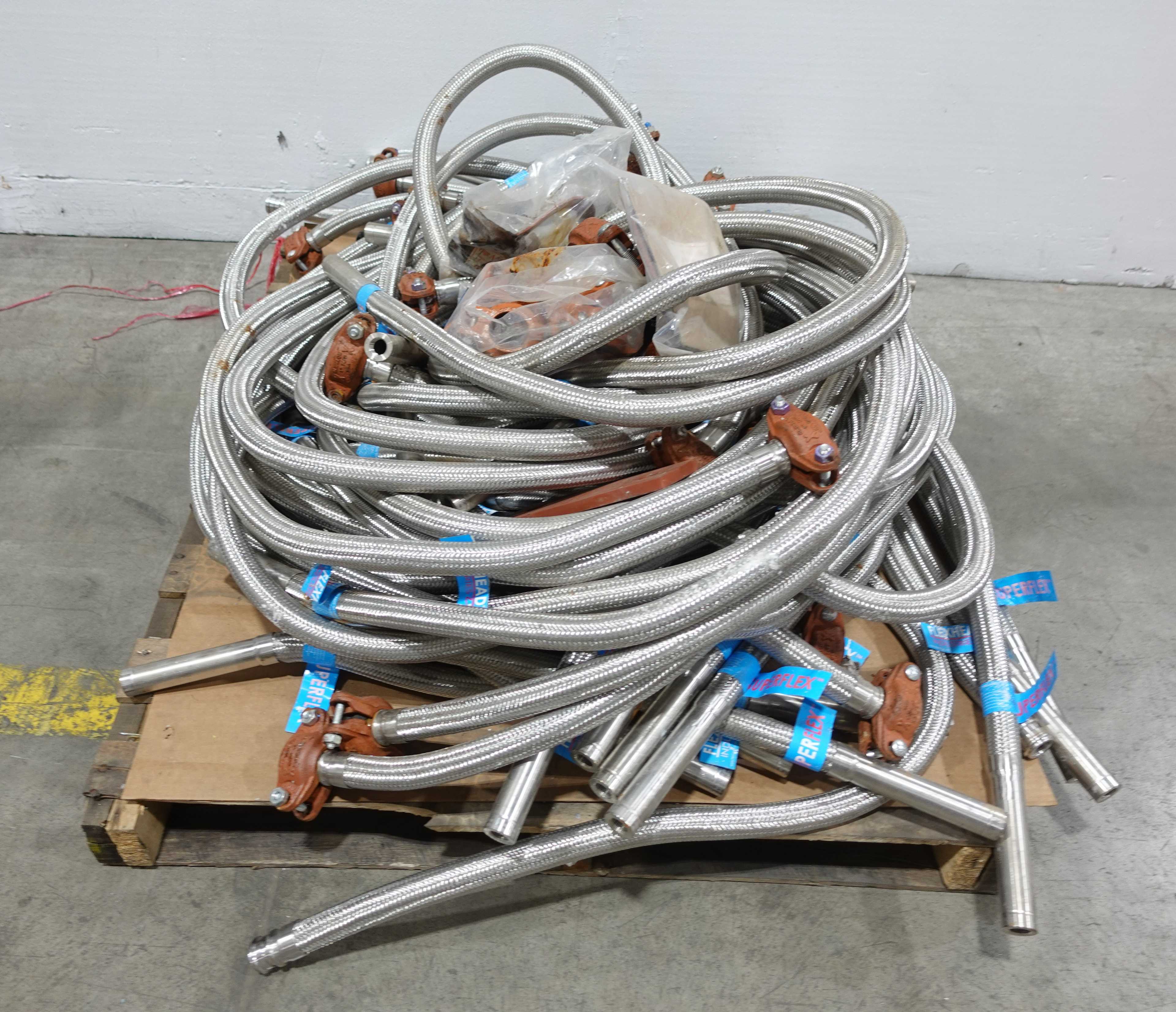 PALLET OF FLEXHEAD INDUSTRIES SS BRAIDED HOSE - BRAIDED HOSE