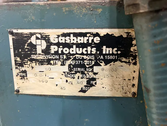 GASBARRE OBI 60 TON MECHANICAL PRESS - undefined