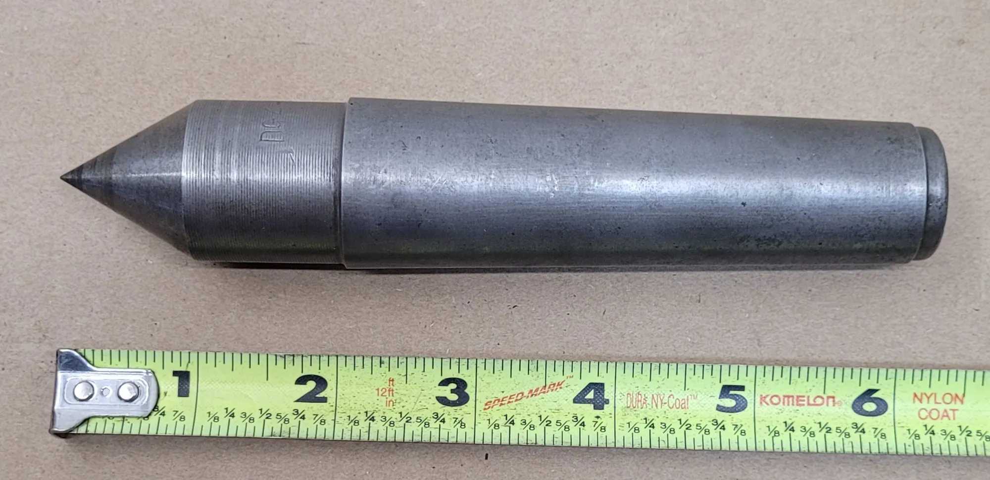 DG4-DJF 4MT DEAD CENTER, TAPERED SHANK/MORSE TAPER SIZE 4, 6-5/16IN OAL - MACHINE TOOLING