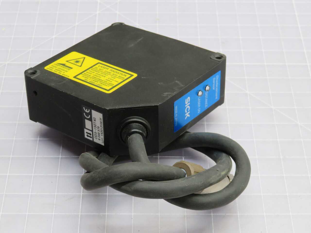 SICK OD5-150T40 SENSORS, 100-200 MM RANGE, 10 ΜM RESOLUTION, 5 ΜM REPEATABILITY, IP67 - SENSORS