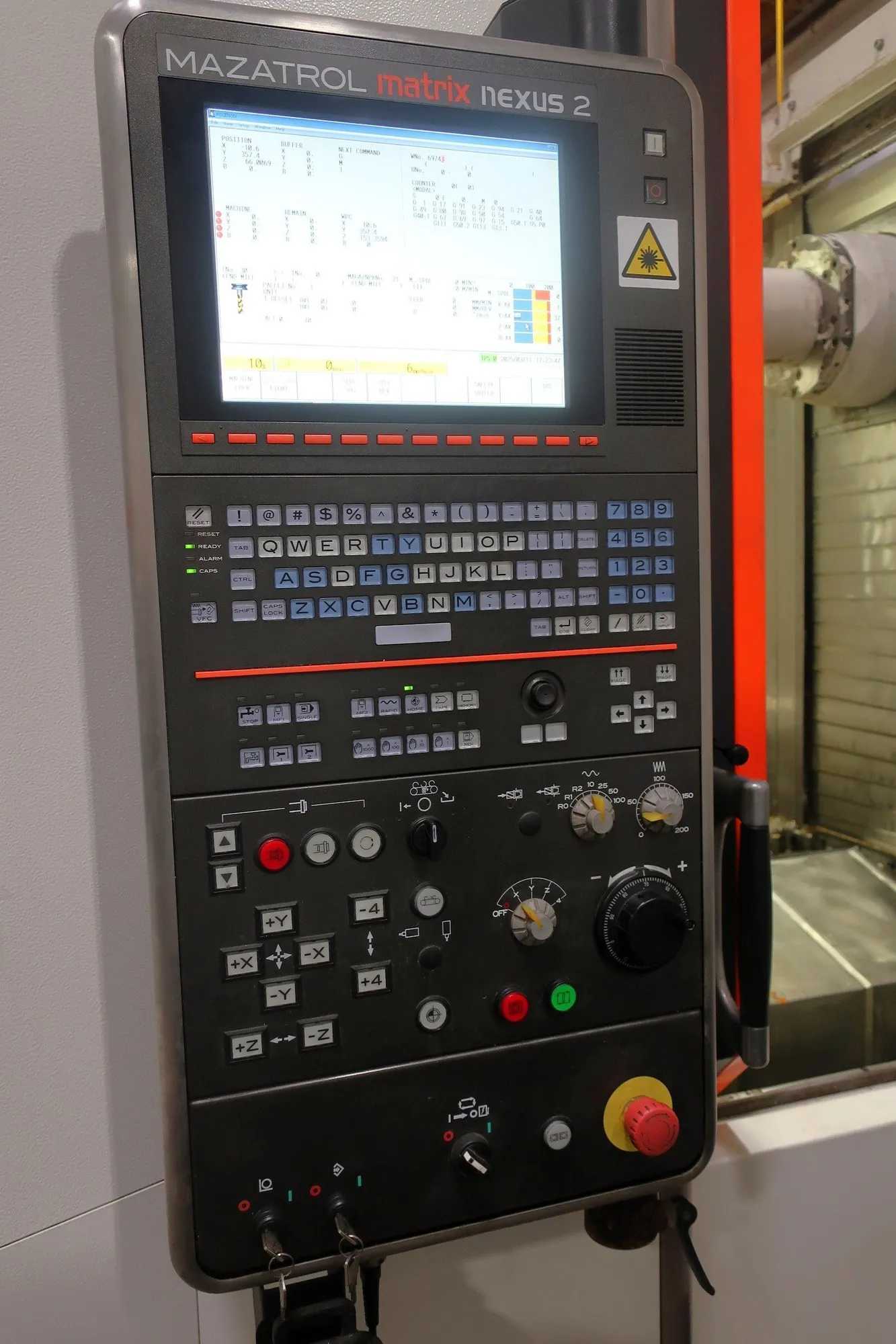 2016 MAZAK HCN NEXUS 4000-III 4-AXIS HMC, 18K RPM, 47 HP, 400MM PALLET, 60-120 ATC - VERTICAL MACHINING CENTERS