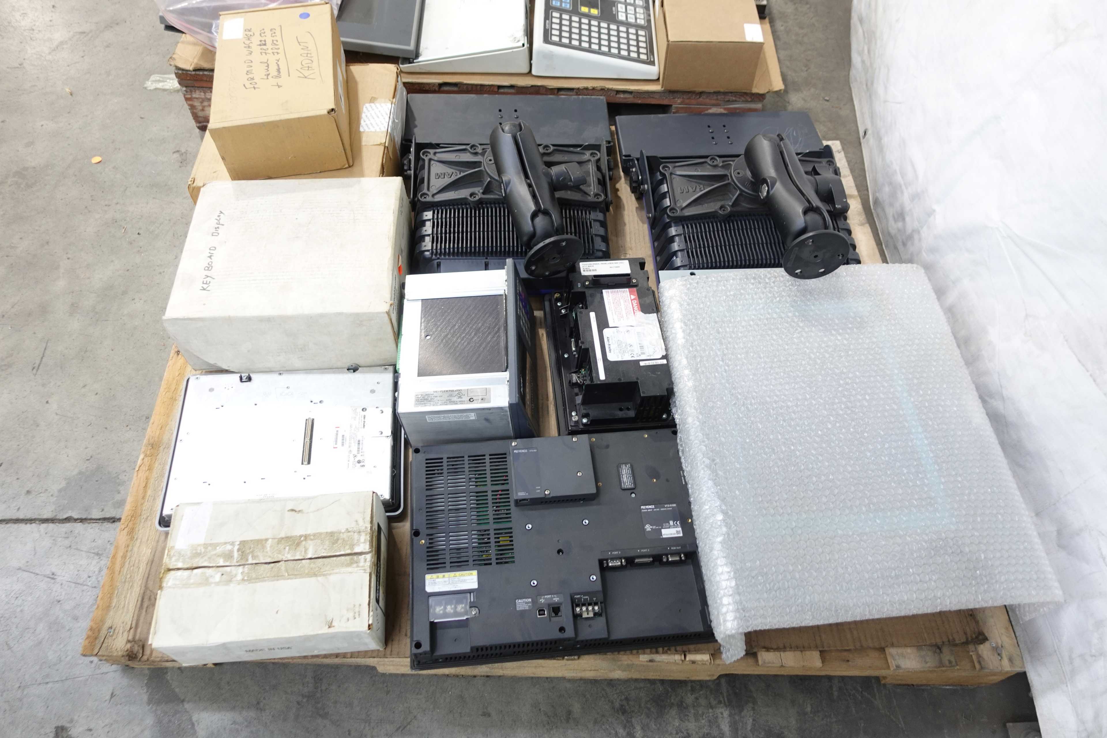 SKU 1733544 - 2 PALLETS OF INTERFACE PANELS, AB, INTERMEC, HORNER, METTLER TOLEDO, CLEVER BROOKS - OPERATOR INTERFACE PANELS