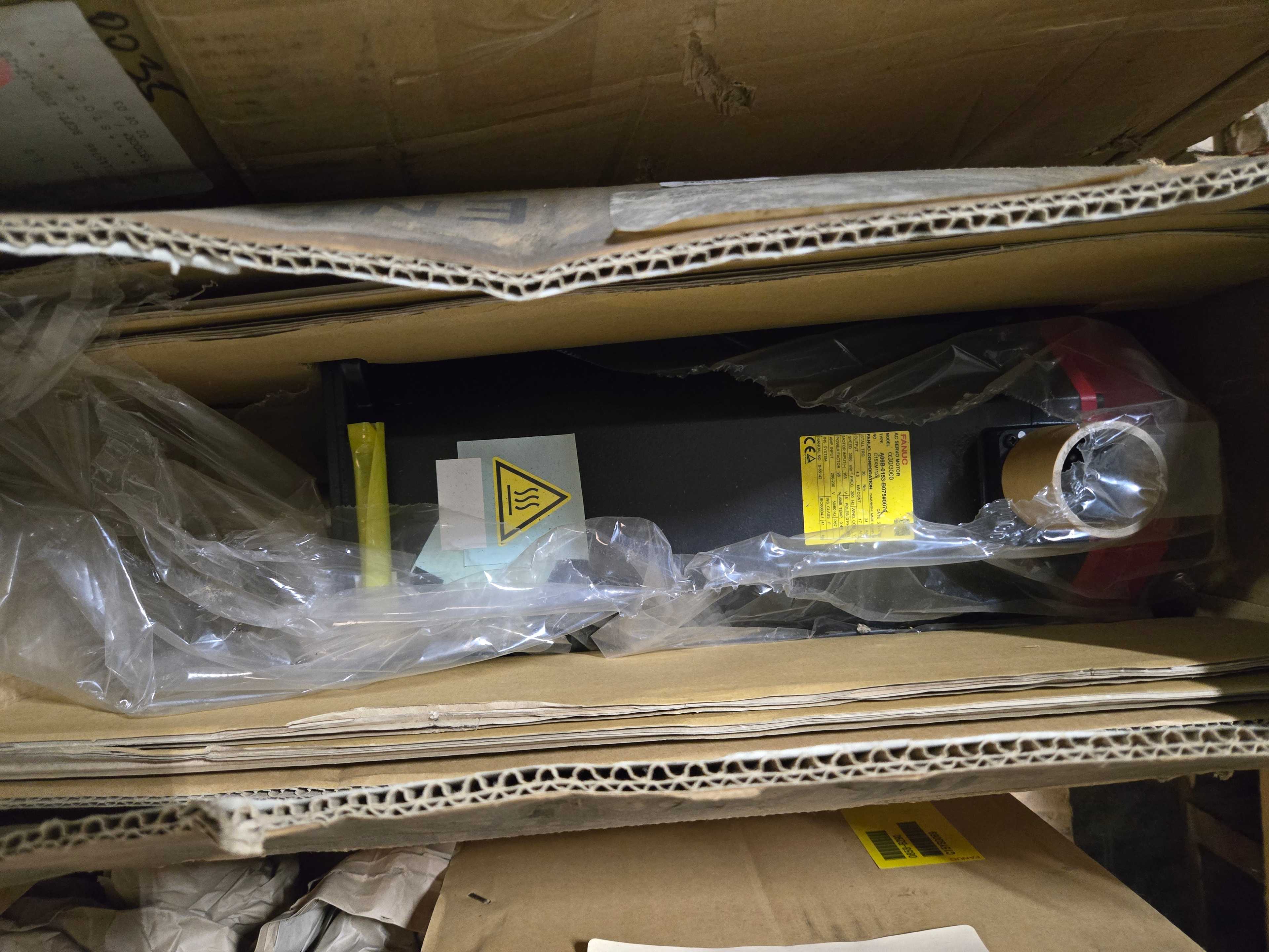 BULK QTY OF FANUC SERVO MOTORS, FANS, AND TRANSFORMER - INDUSTRIAL PARTS