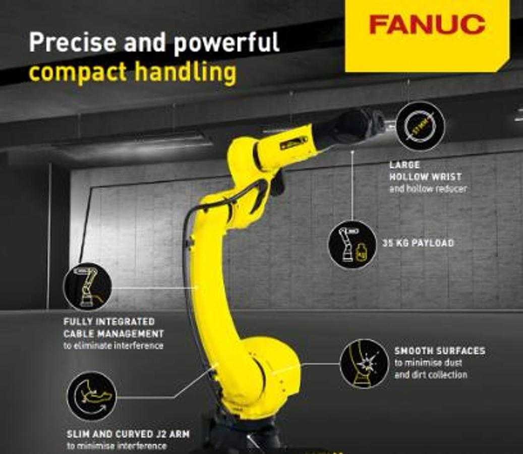 2021 FANUC M-20ID/35 ARTICULATED ROBOT, 35KG PAYLOAD, 1831MM REACH, R-30IB PLUS CONTROL - ARTICULATED ROBOTS