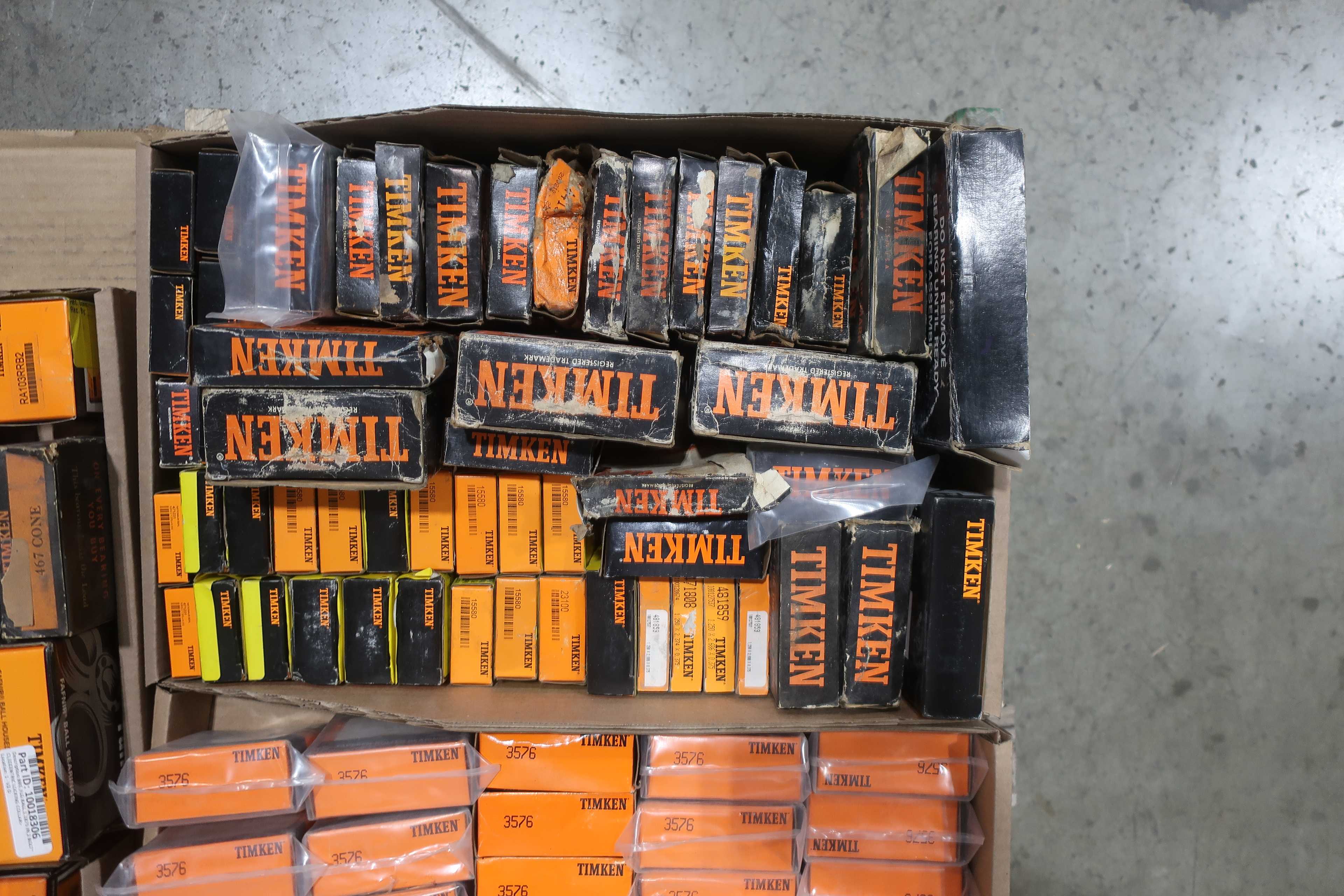 SKU 1749130 - PALLET OF ASSORTED TIMKEN BEARINGS - BEARINGS
