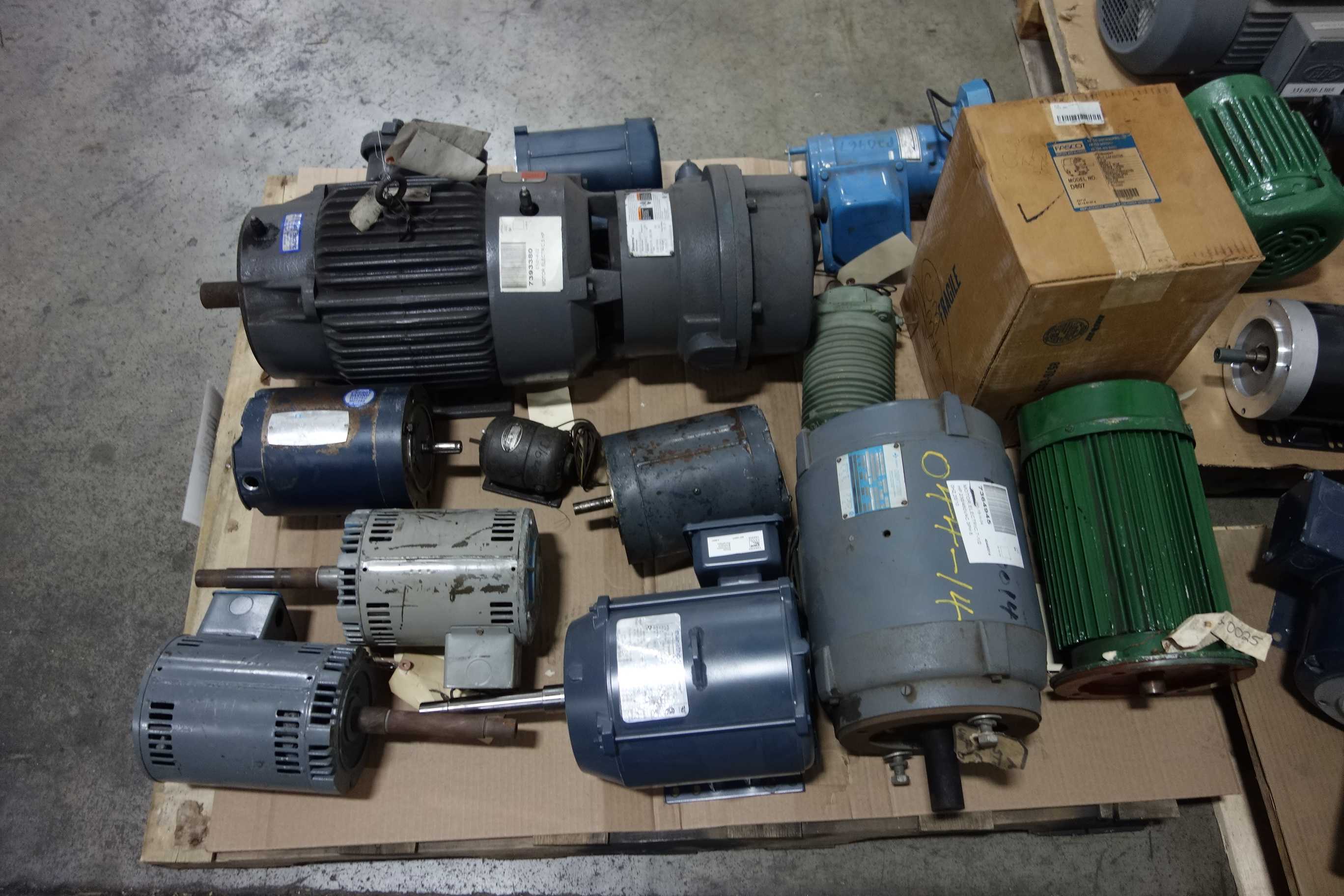 BULK QTY OF ELECTRIC MOTORS - ELECTRIC MOTORS