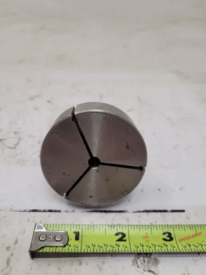 HARDINGE 5DS 2" STEP COLLET - HEAD DIA: 2-3/8" - OVERALL LENGTH: APPROX 3” - MACHINE TOOLING