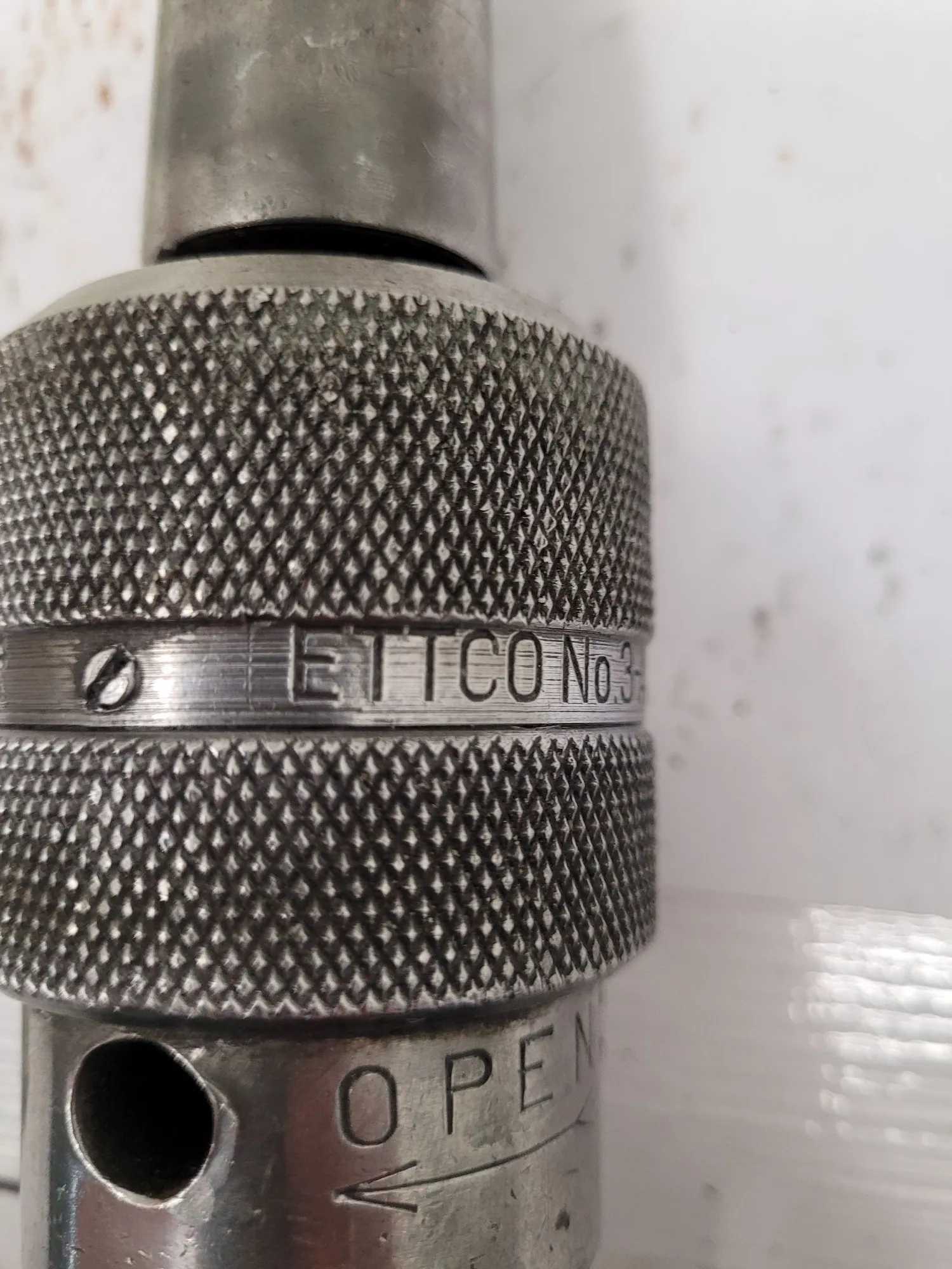 ETTCO NO 3-AB KEYLESS DRILL CHUCK, 17/32" CAPACITY, #4 MT SHANK - MACHINE TOOLING
