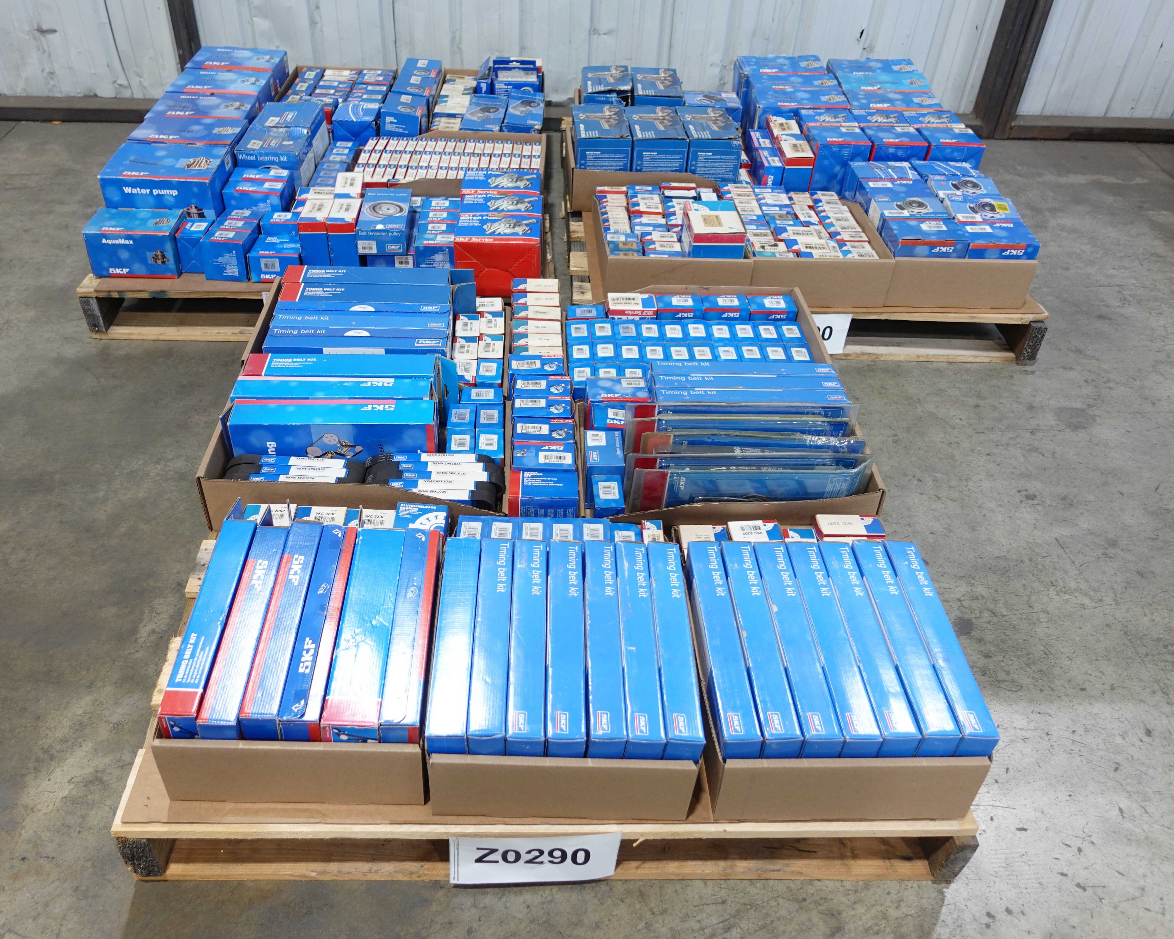 3 PALLETS OF ASSORTED SKF AUTOMOTIVE REPLACEMENT PARTS - MECHANICAL PARTS