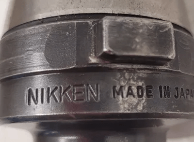 NIKKEN EC45-3/4 END MILL TOOL HOLDER, CAT50 TAPER, .75” BORE, 1.25 IN PROJECTION, 4.75” OAL - MACHINE TOOLING