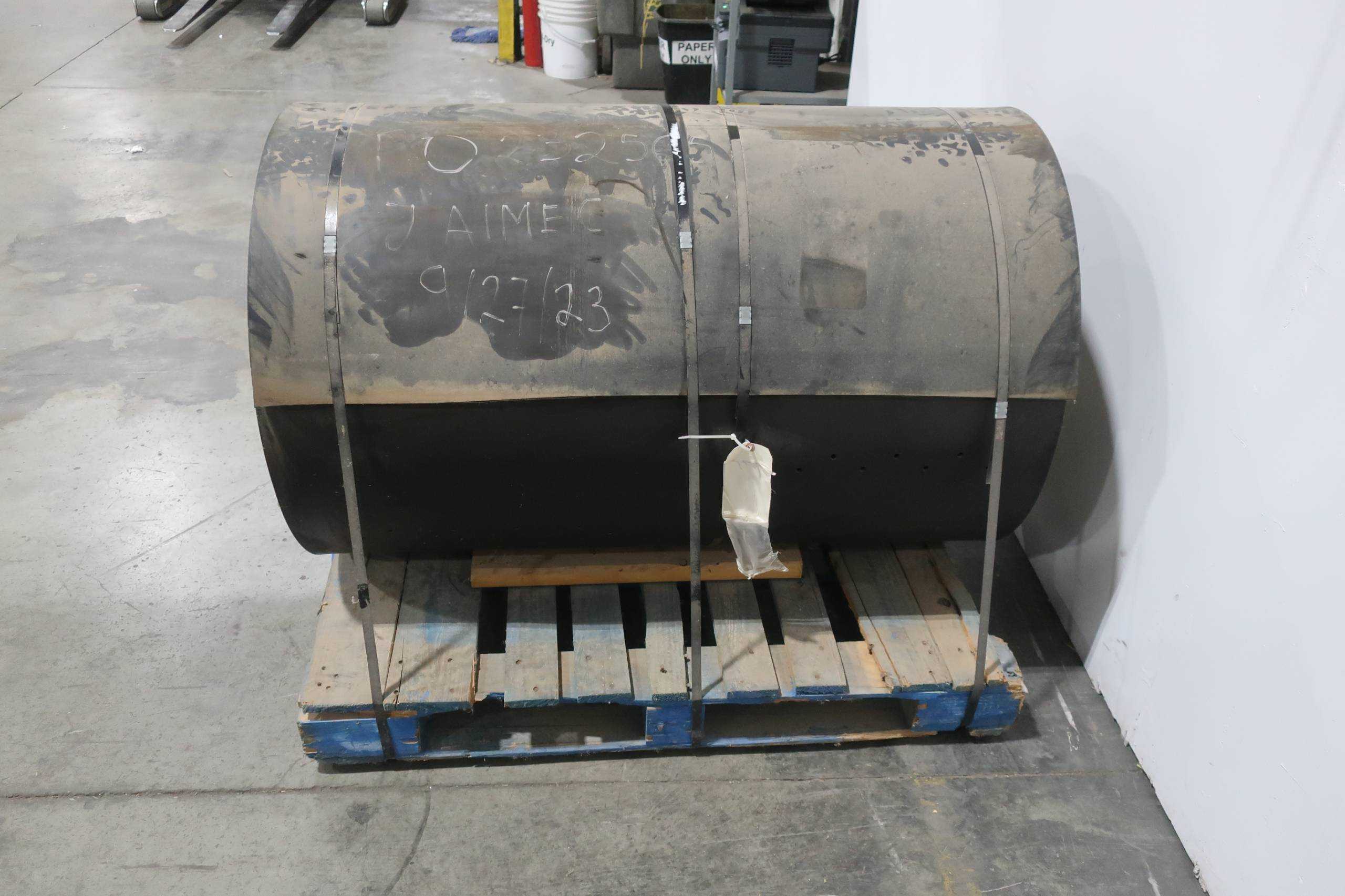 SKU 1755520 - 48 IN WIDE 3/4 IN THICK ROLL OF RUBBER CONVEYOR BELT USED - CONVEYOR PARTS