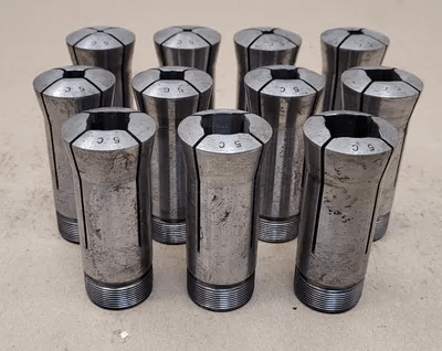 5C SQUARE COLLET SET (11 PCS), 1/8" TO 3/4" RANGE - MACHINE TOOLING