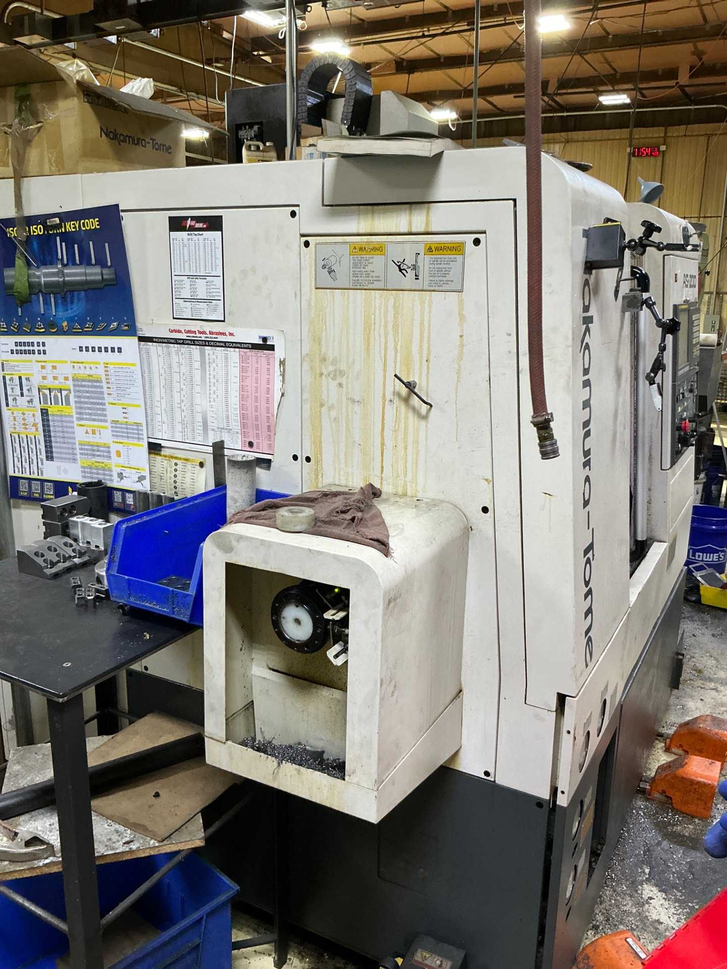2014 NAKAMURA-TOME AS-200 CNC LATHE 20HP, 4500RPM, 8IN CHUCK, 12-STATION Y-AXIS MILLING - CNC LATHES